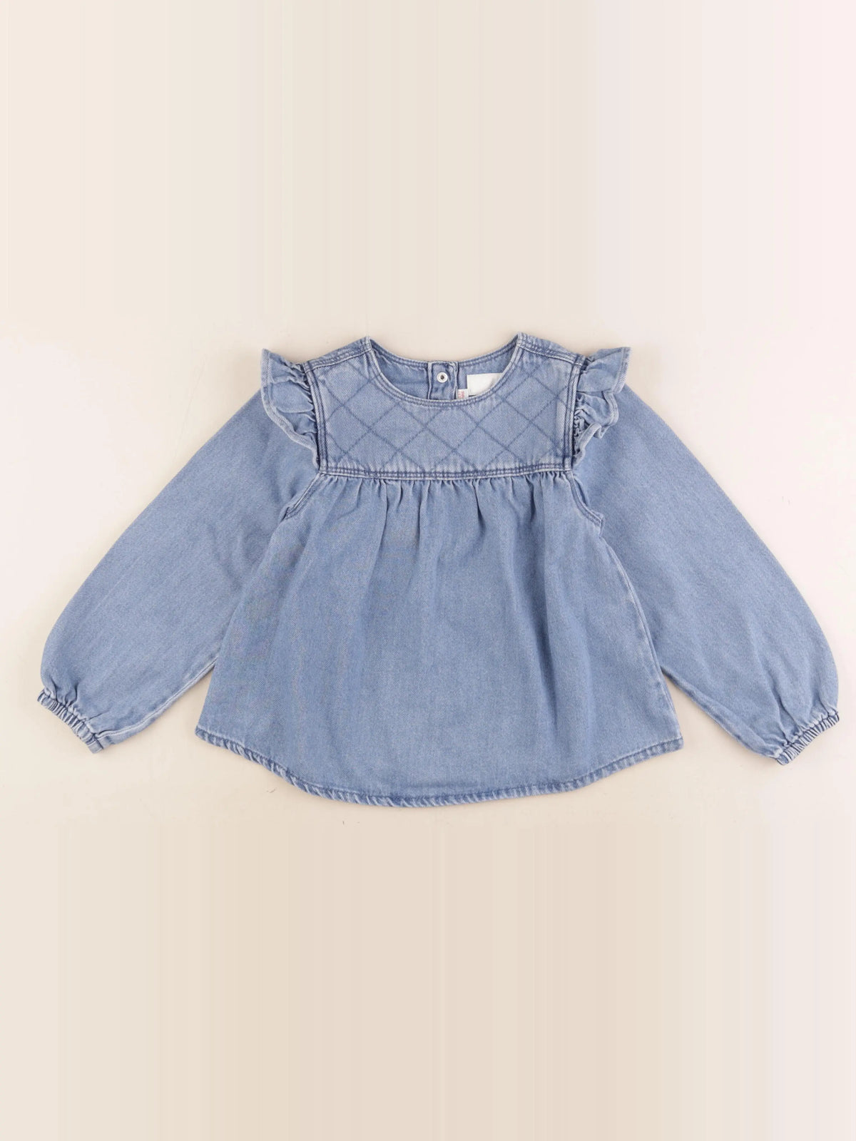 Zara - blouse bleu - 6 ans