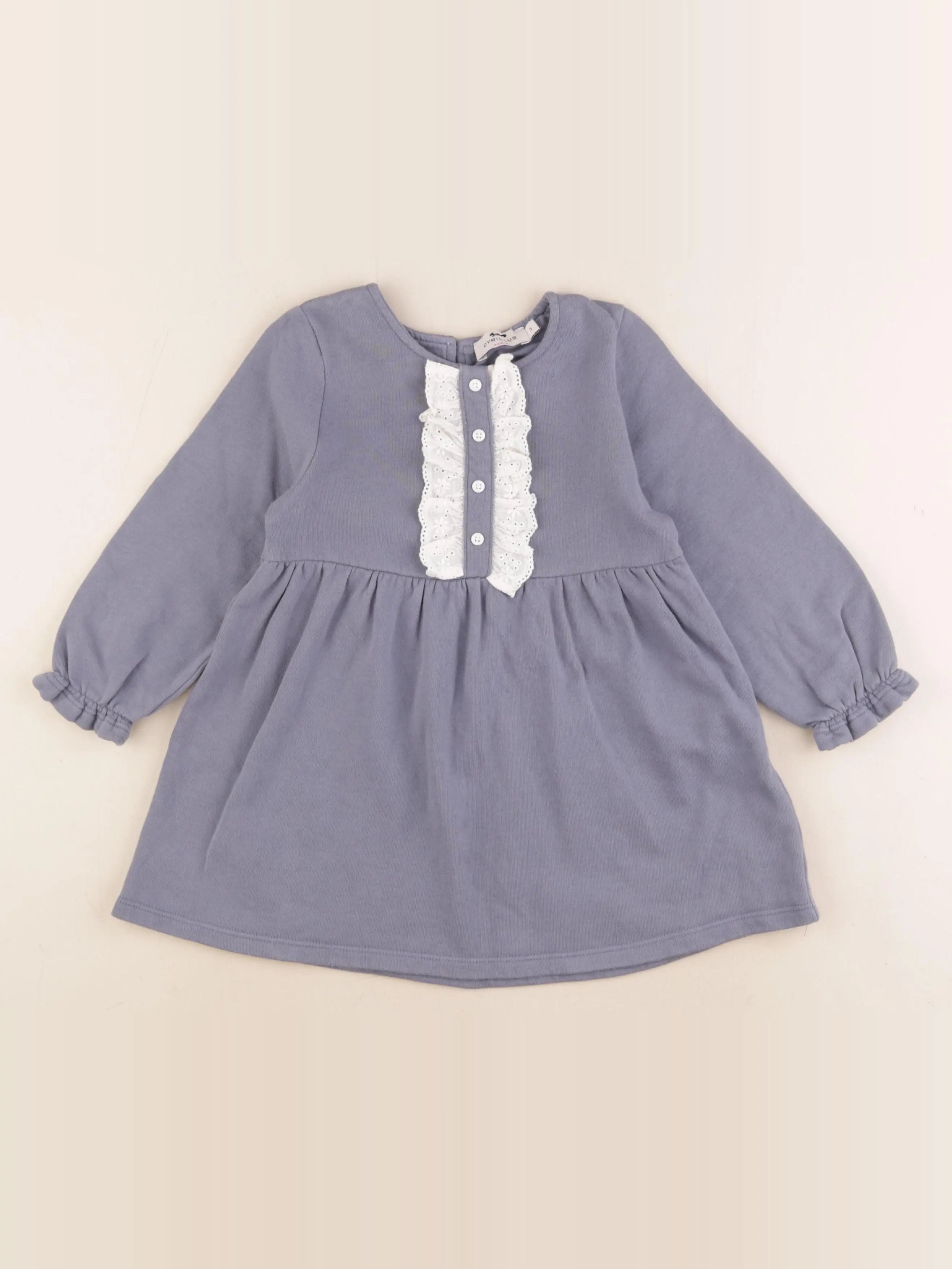 Cyrillus - robe bleu - 3 ans