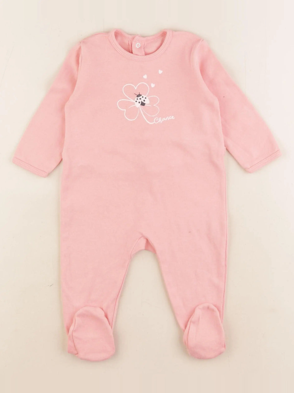 La Redoute - pyjama coton rose - 9 mois