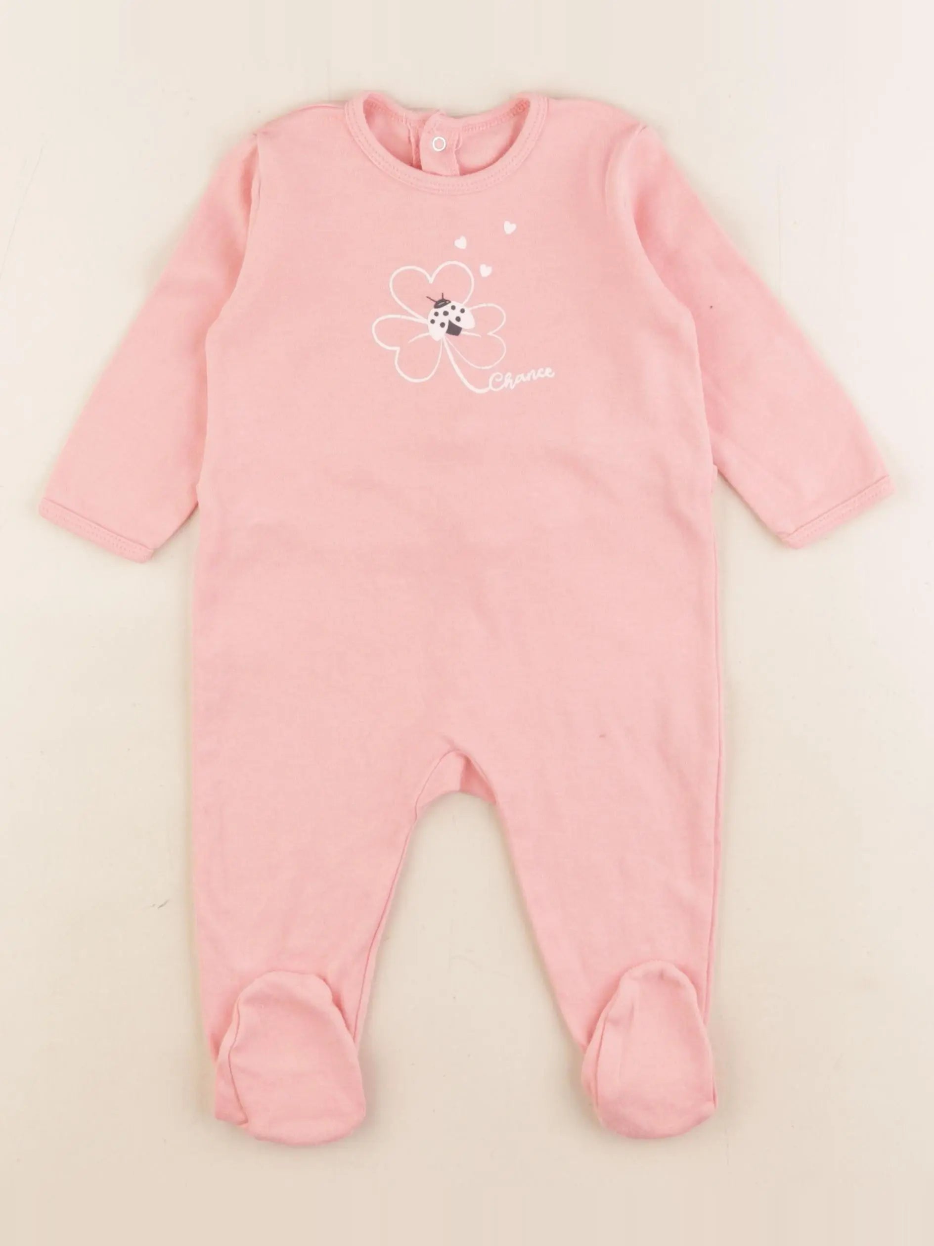 La Redoute - pyjama coton rose - 9 mois