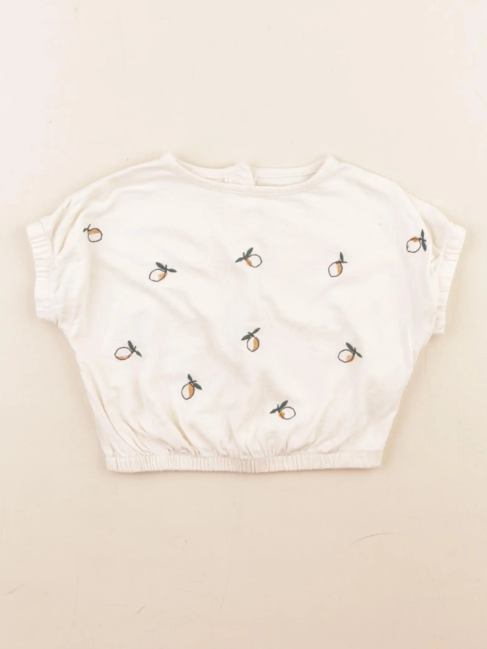 Vertbaudet - tee-shirt beige - 6 mois
