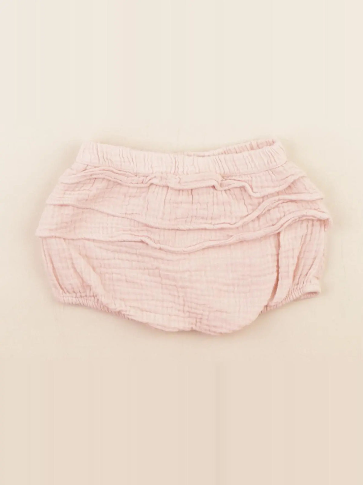 Vertbaudet - bloomer volants au dos rose - 6 mois