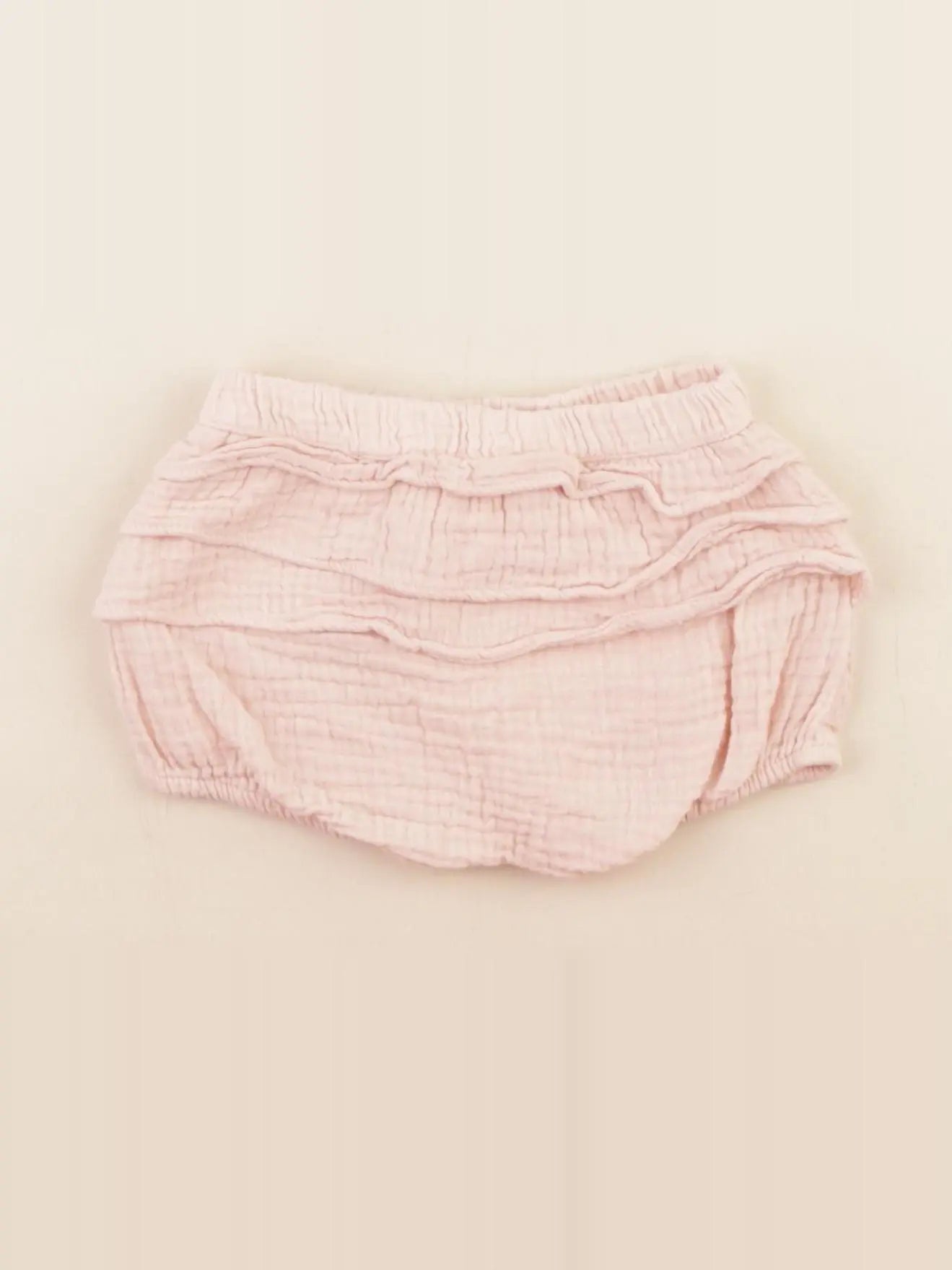 Vertbaudet - bloomer volants au dos rose - 6 mois