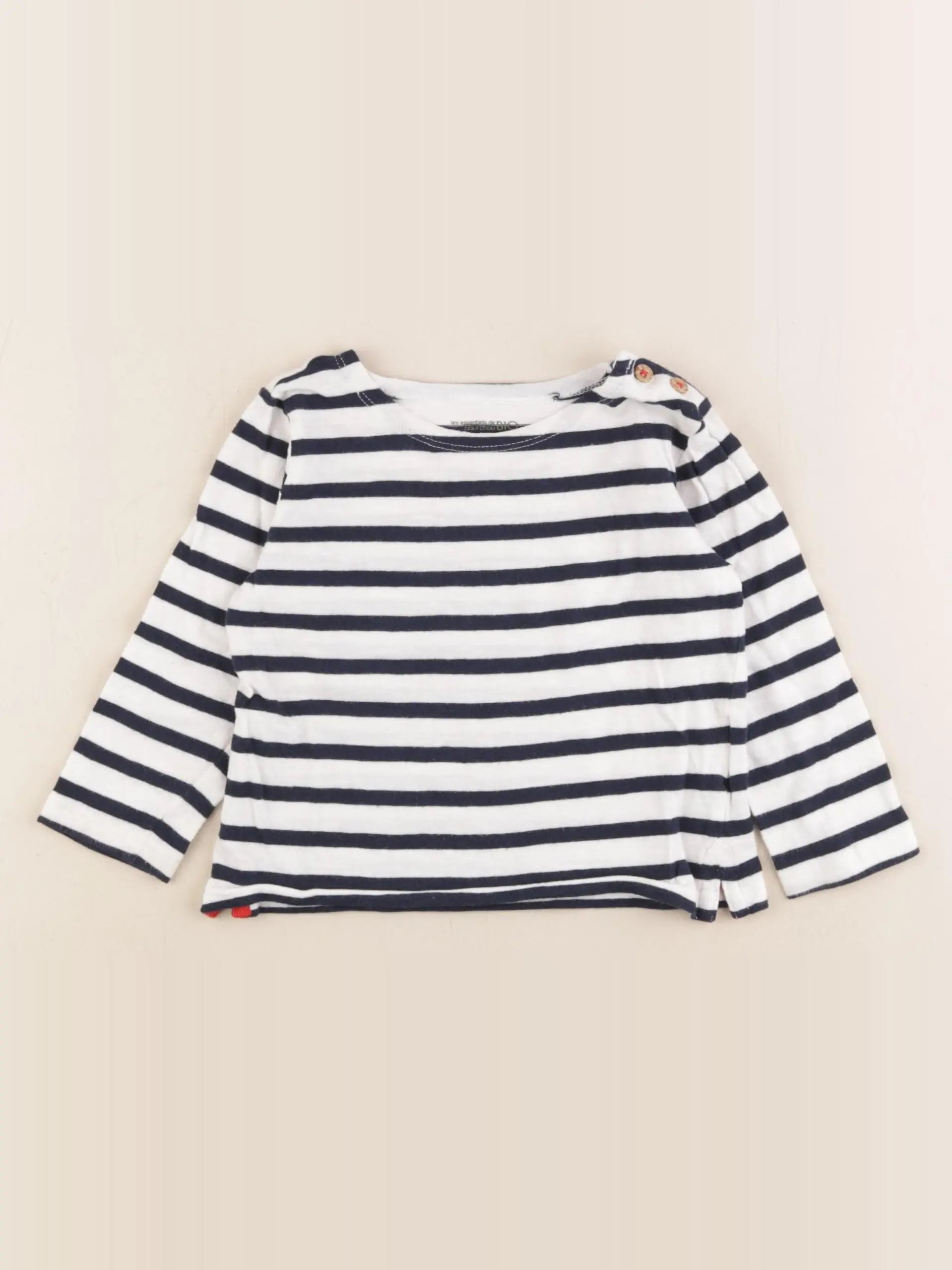 Boutchou - tee-shirt bleu - 18 mois