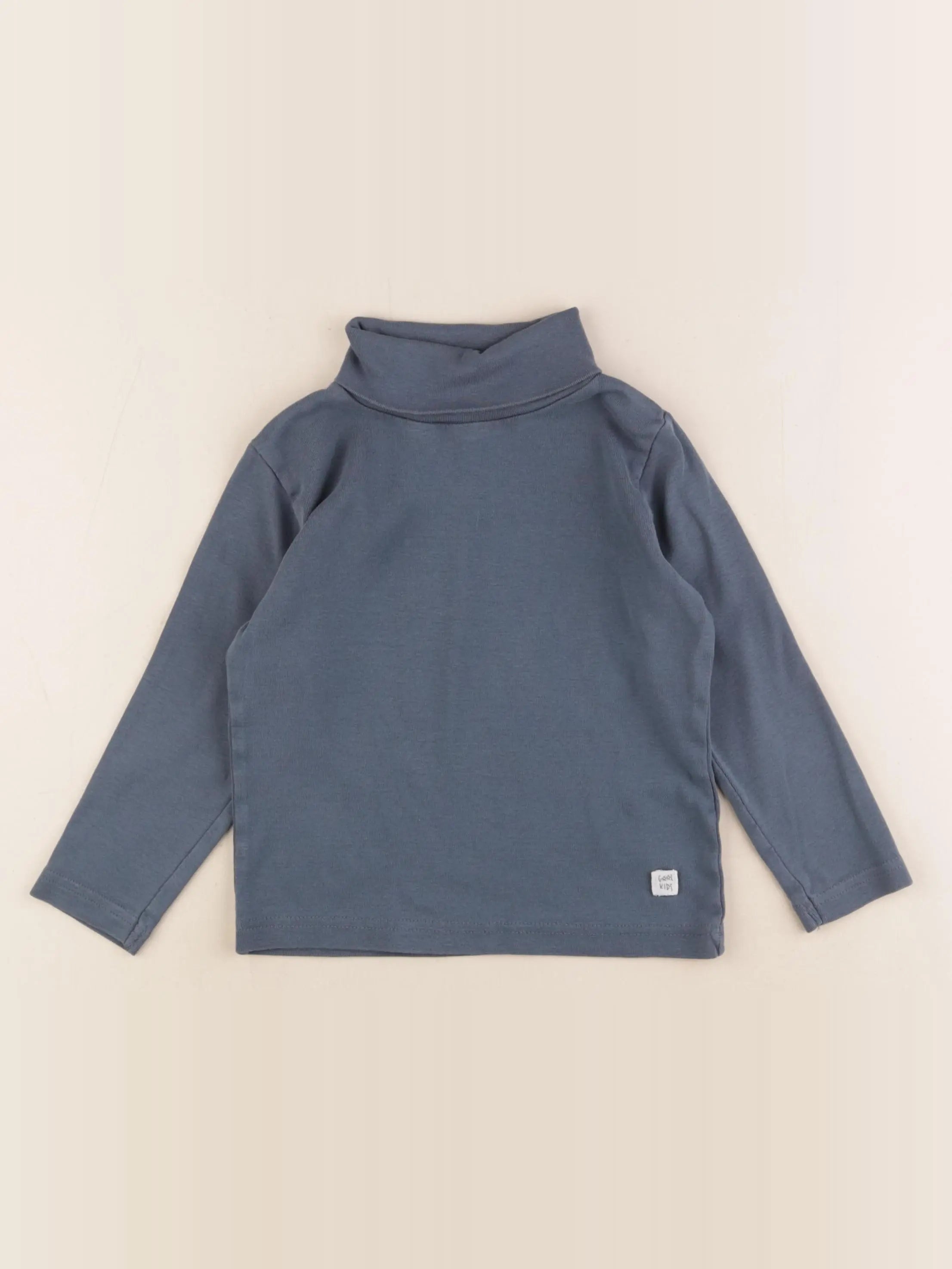 Vertbaudet - sous-pull bleu - 4 ans