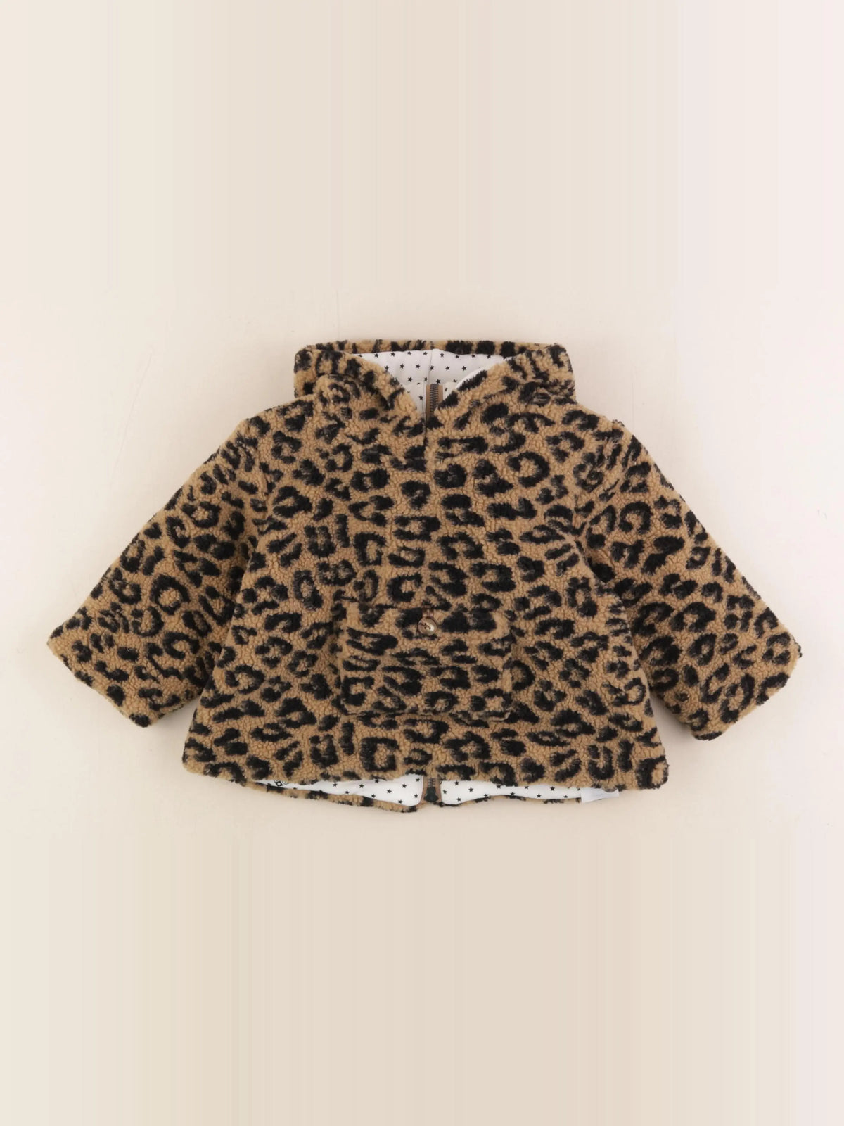 Bonton - burnou marron - 12 mois