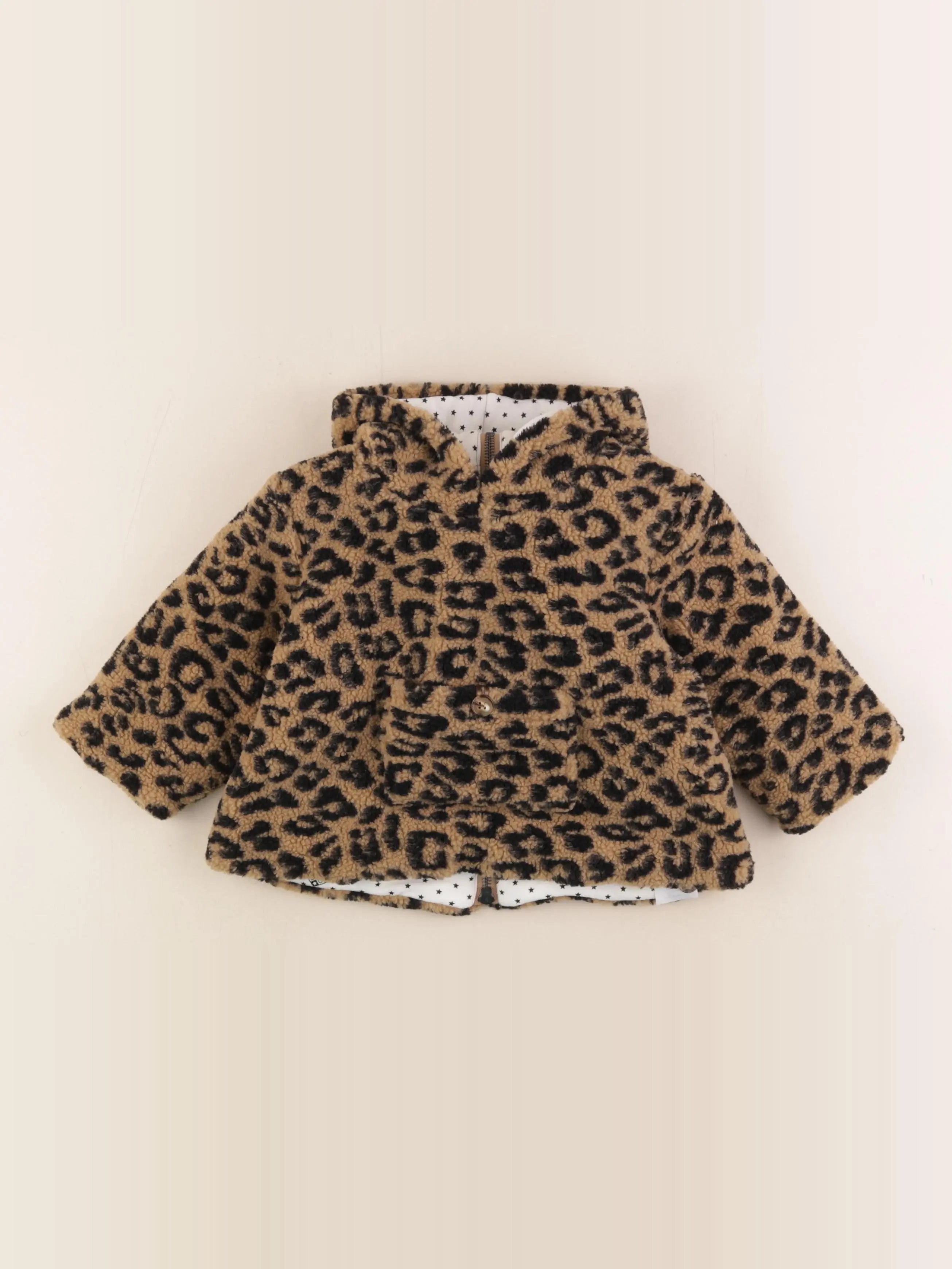 Bonton - burnou marron - 12 mois