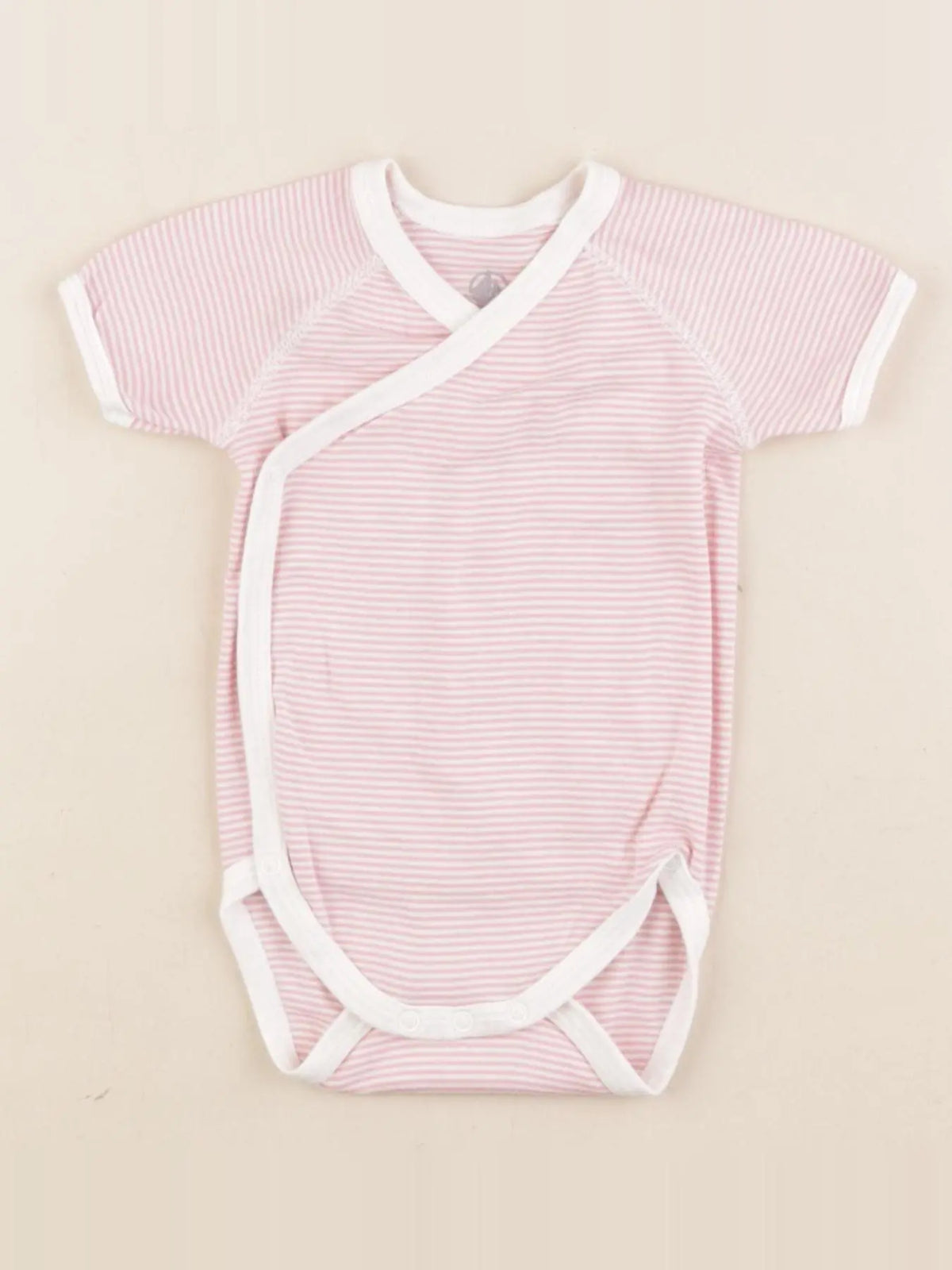 Petit Bateau - body rose - 6 mois