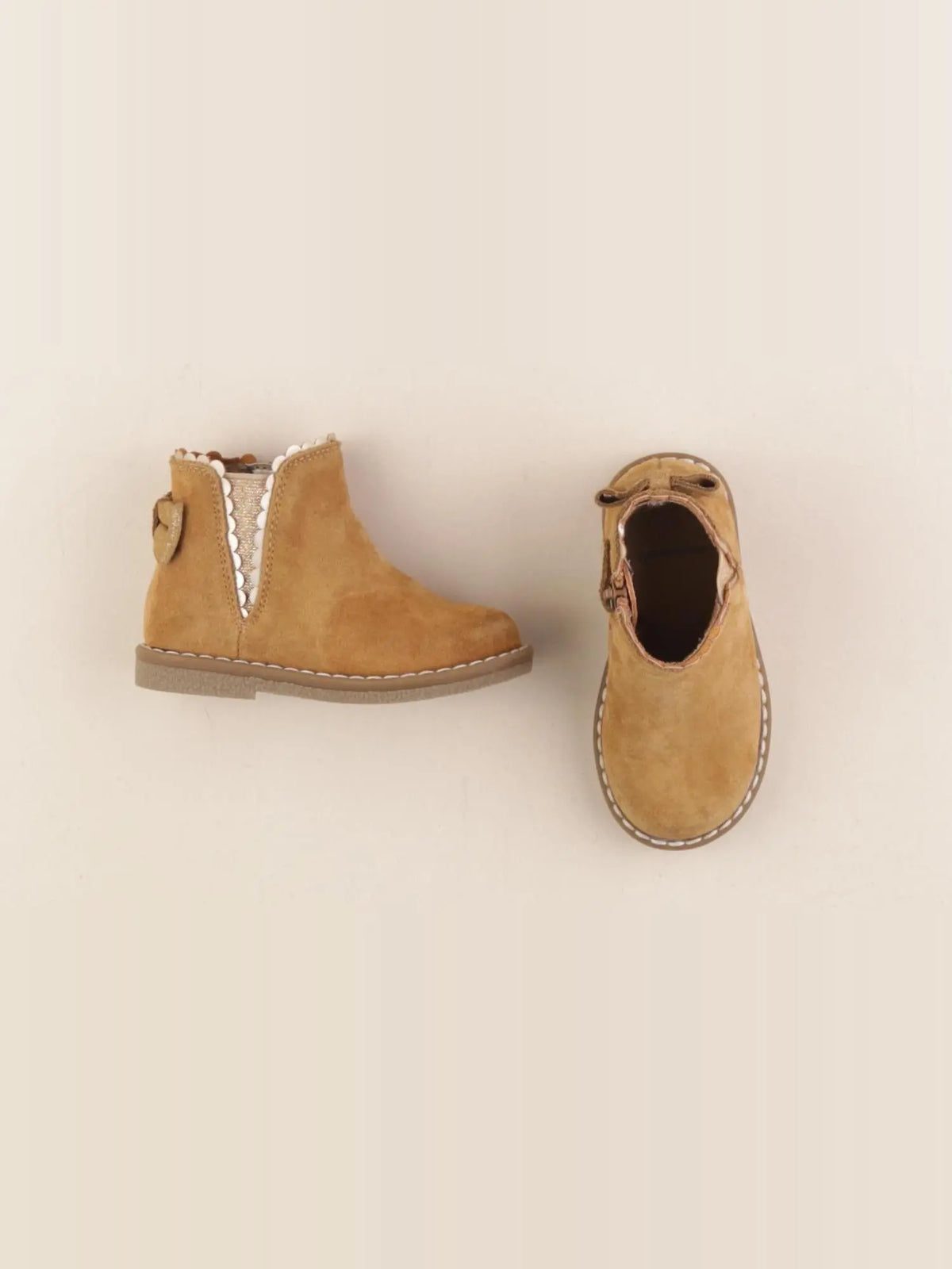 Vertbaudet - bottillons marron - pointure 22