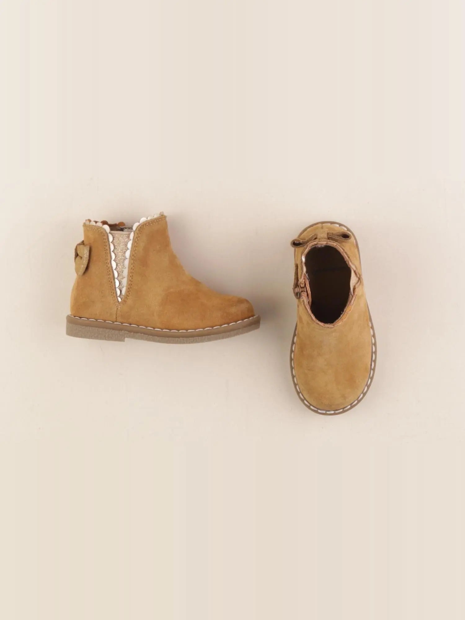 Vertbaudet - bottillons marron - pointure 22