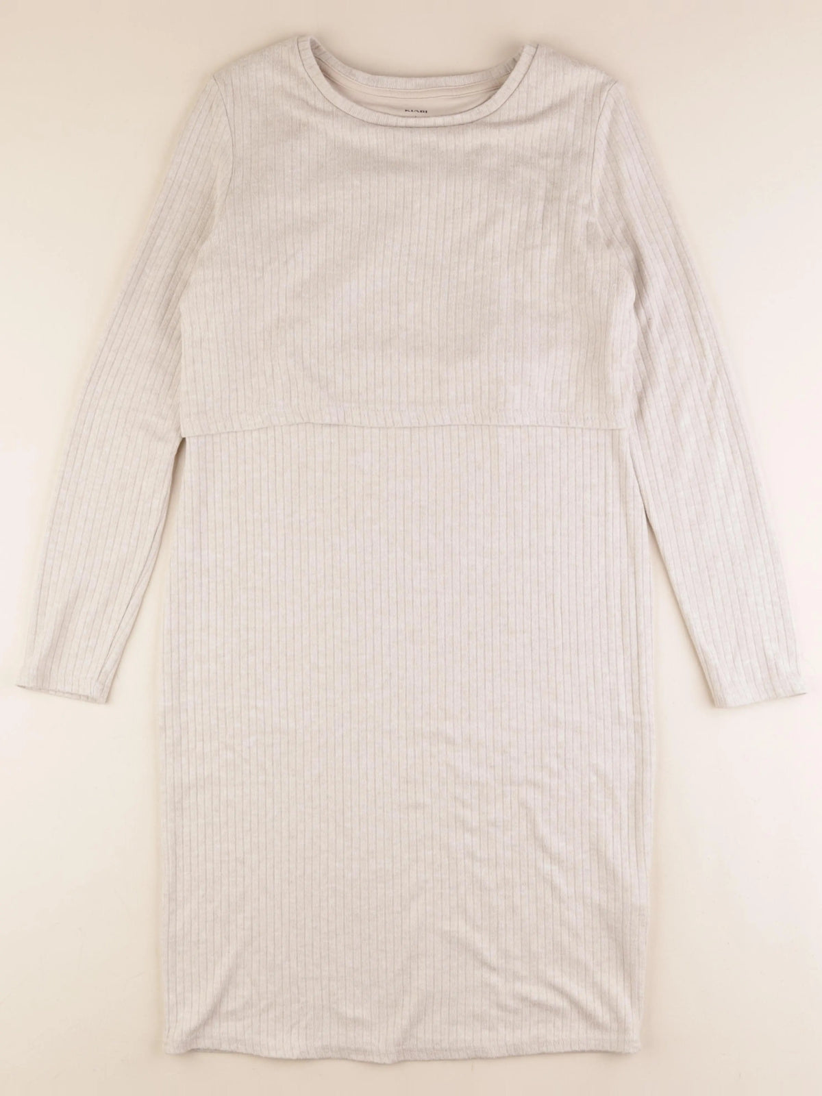 Kiabi - robe allaitement beige - l