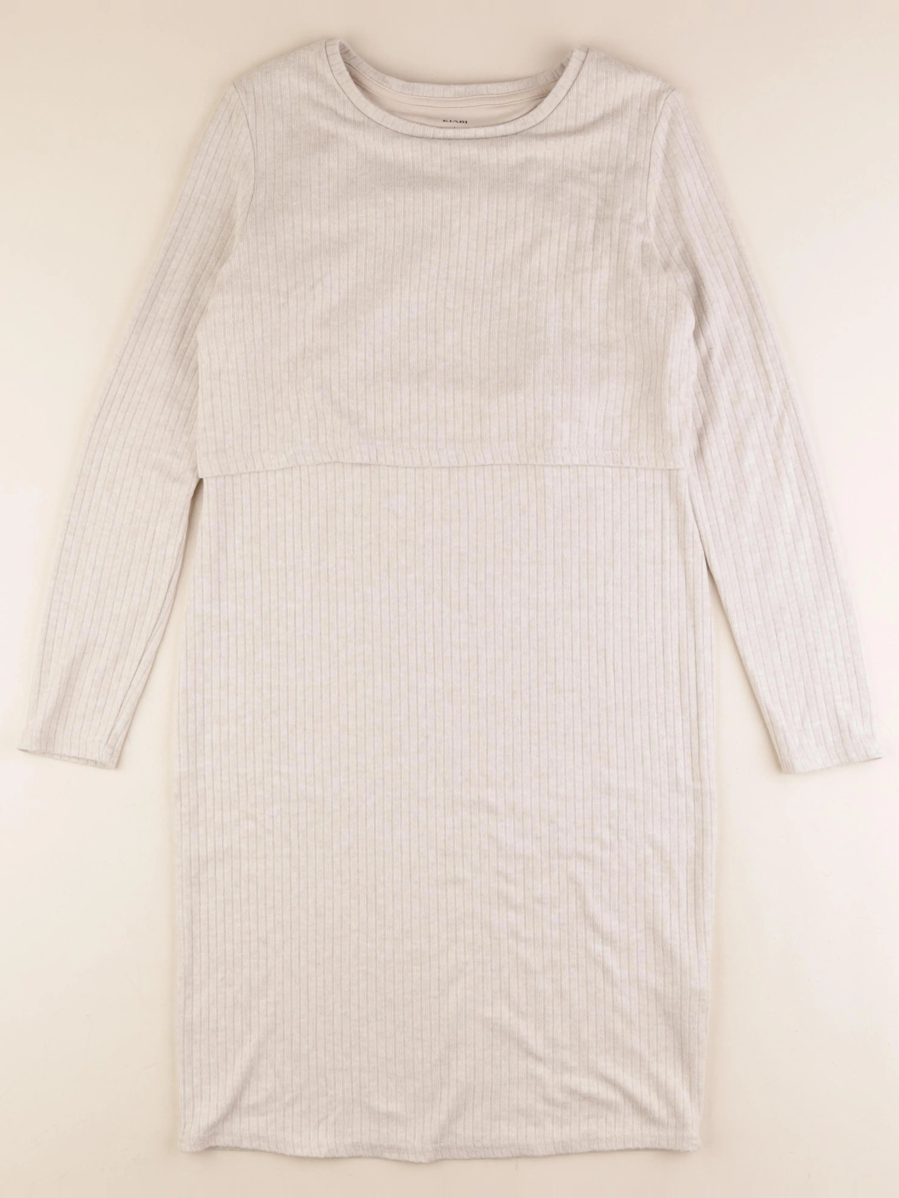 Kiabi - robe allaitement beige - l