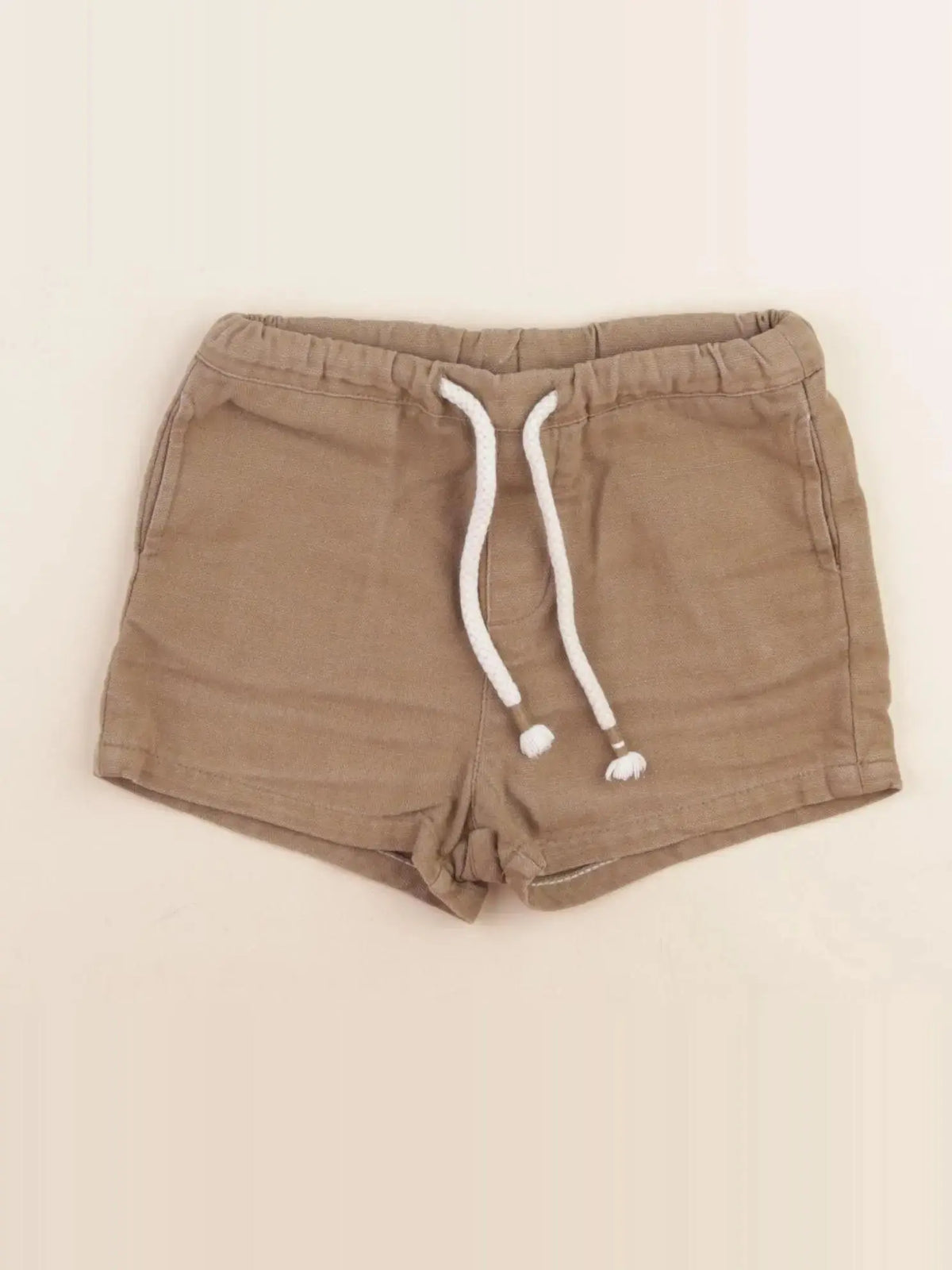 Natalys - short marron - 24 mois
