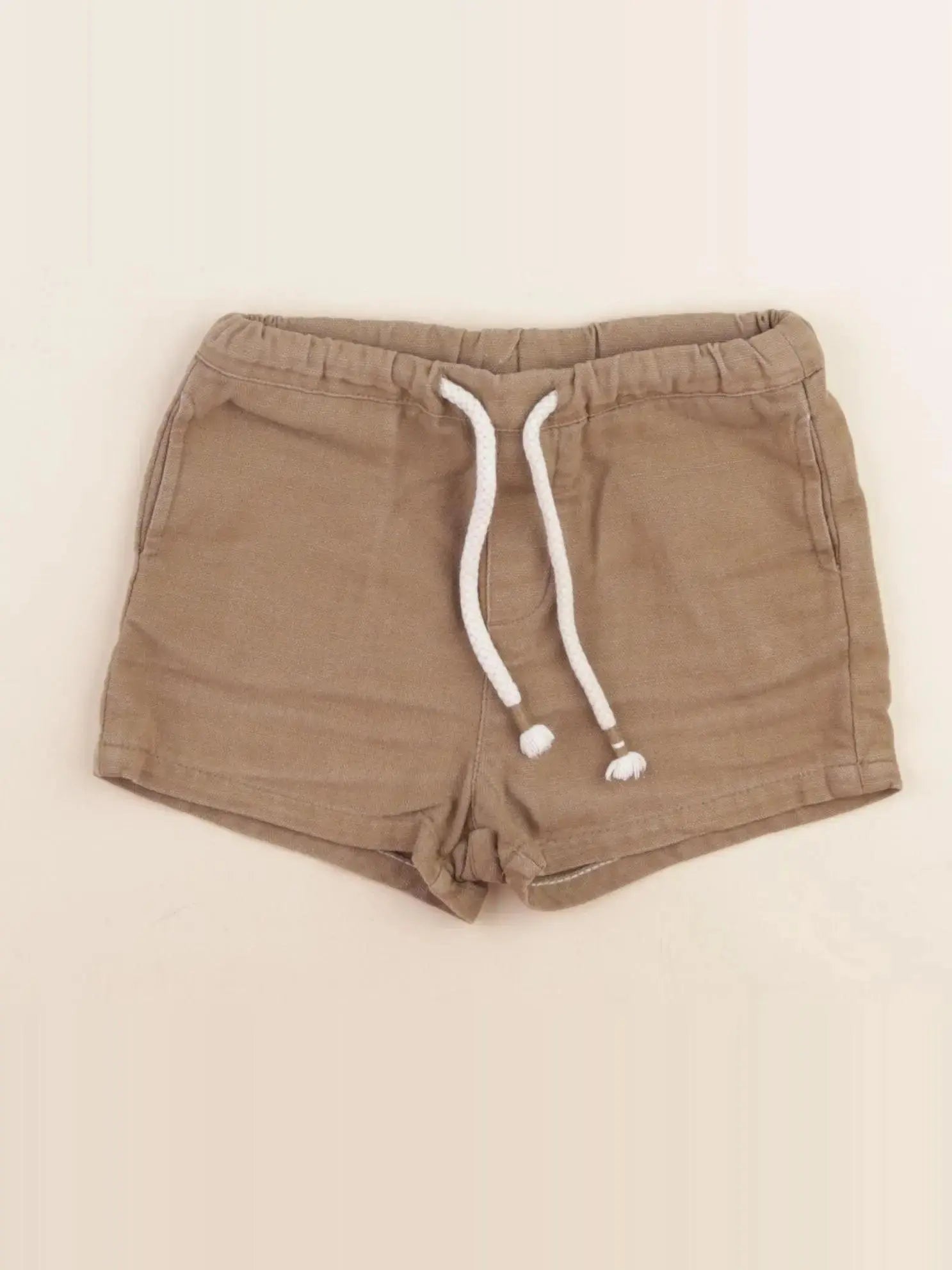 Natalys - short marron - 24 mois