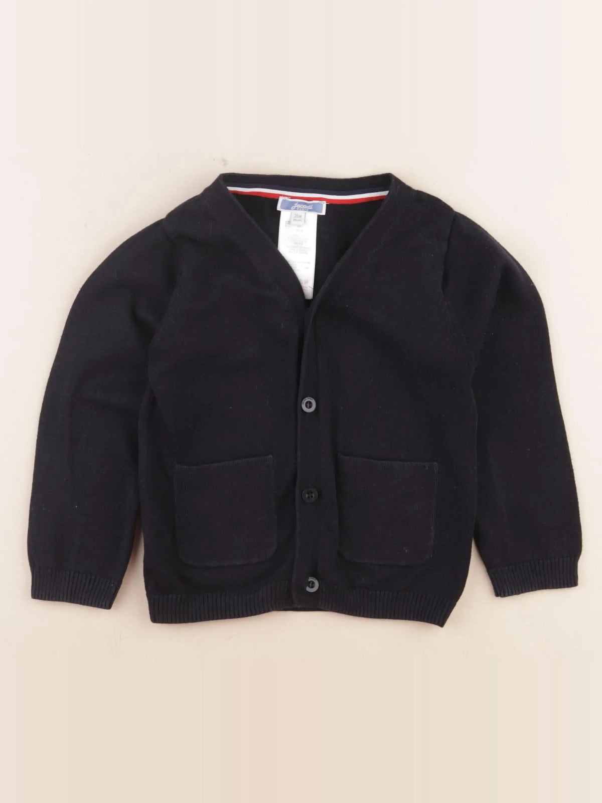 Jacadi - gilet bleu - 36 mois