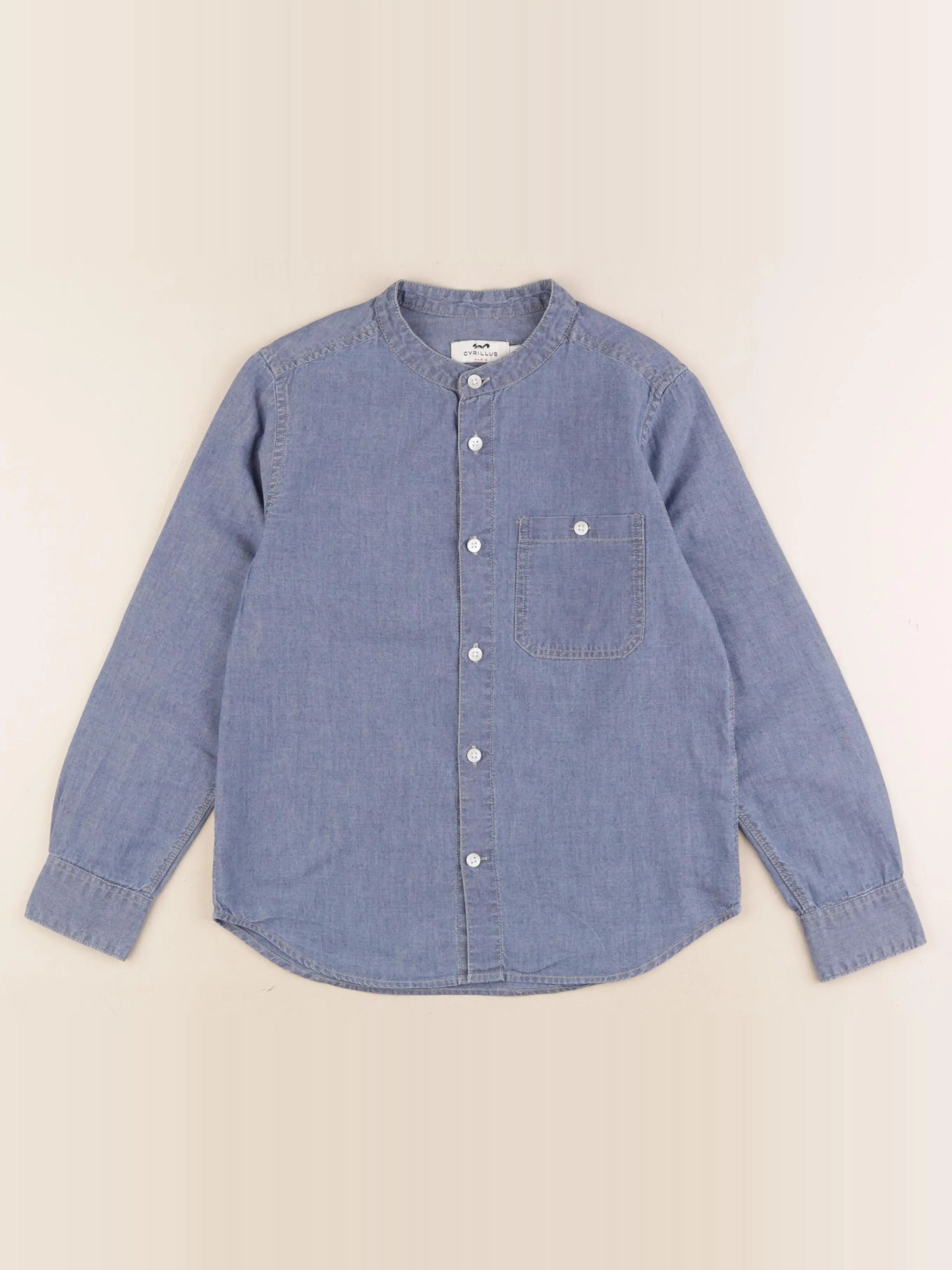 Cyrillus - chemise bleu - 8 ans