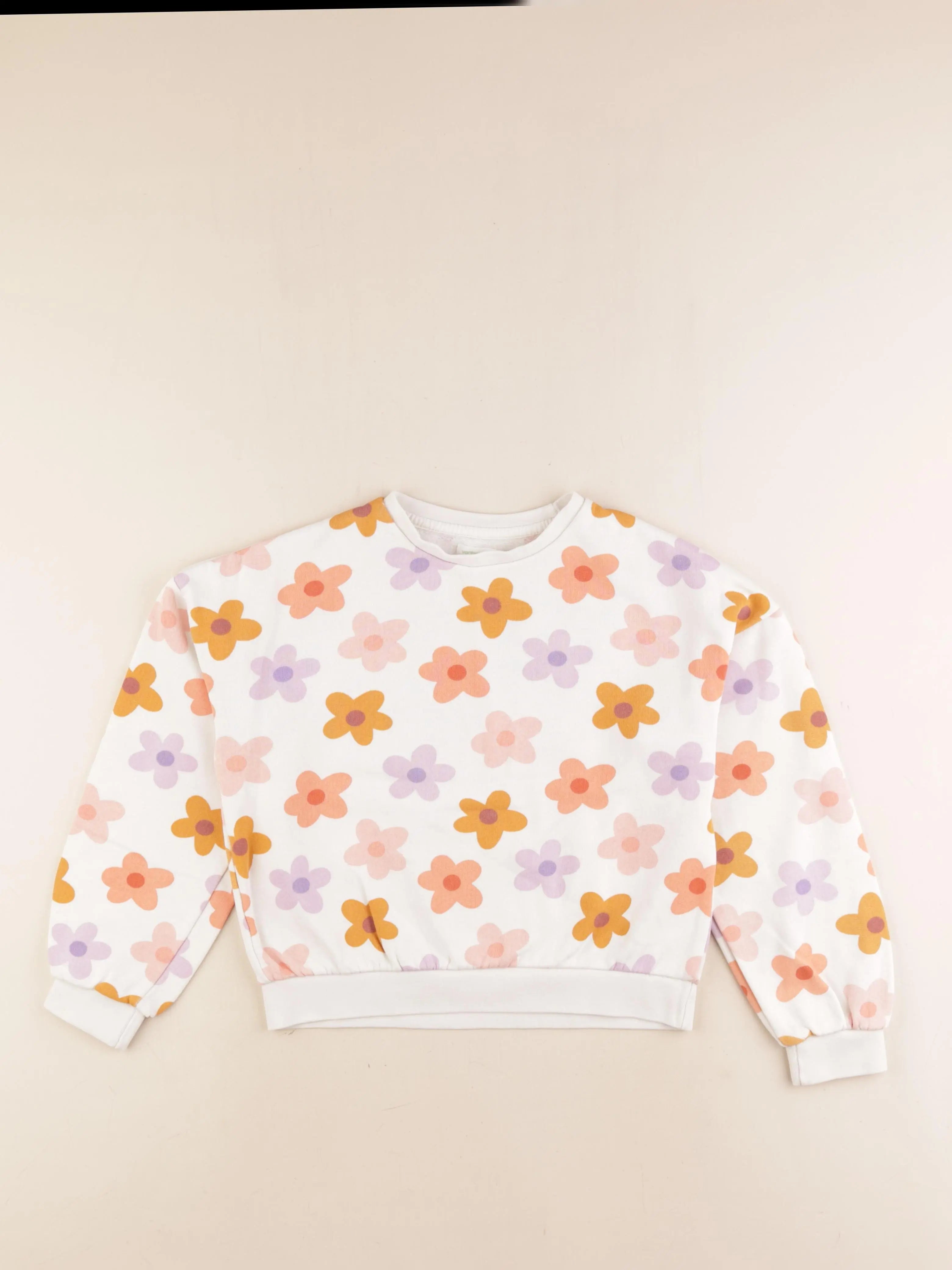 Vertbaudet - sweat multicolore - 10 ans