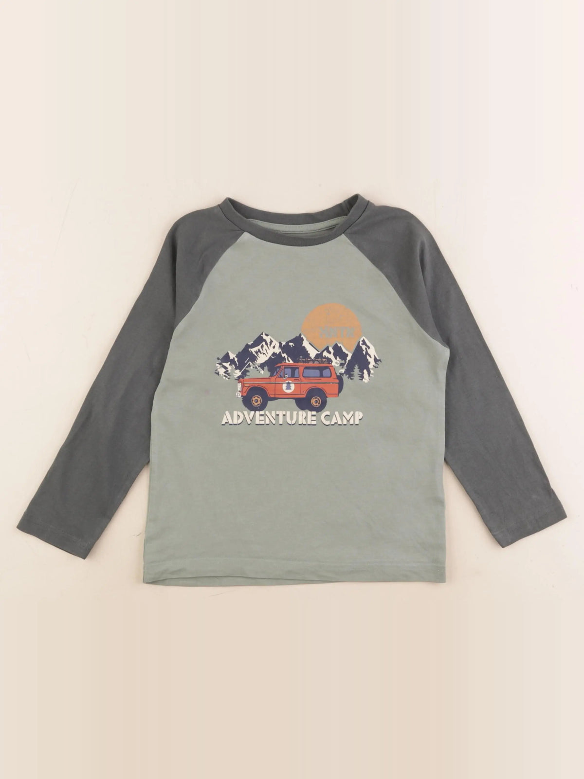 Vertbaudet - tee-shirt vert - 5 ans
