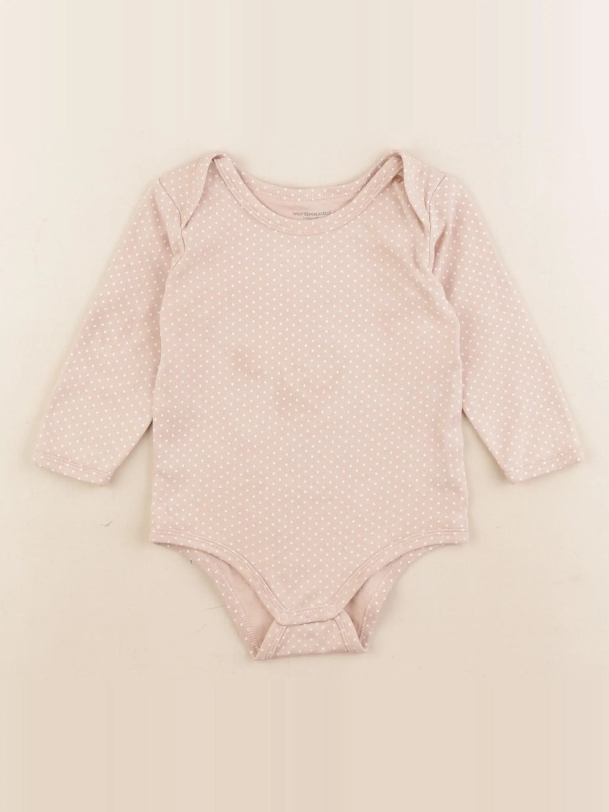 Vertbaudet - body rose - 18 mois