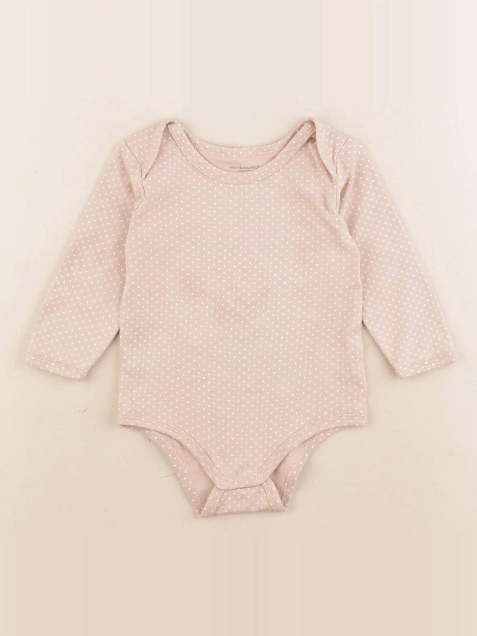Vertbaudet - body rose - 18 mois
