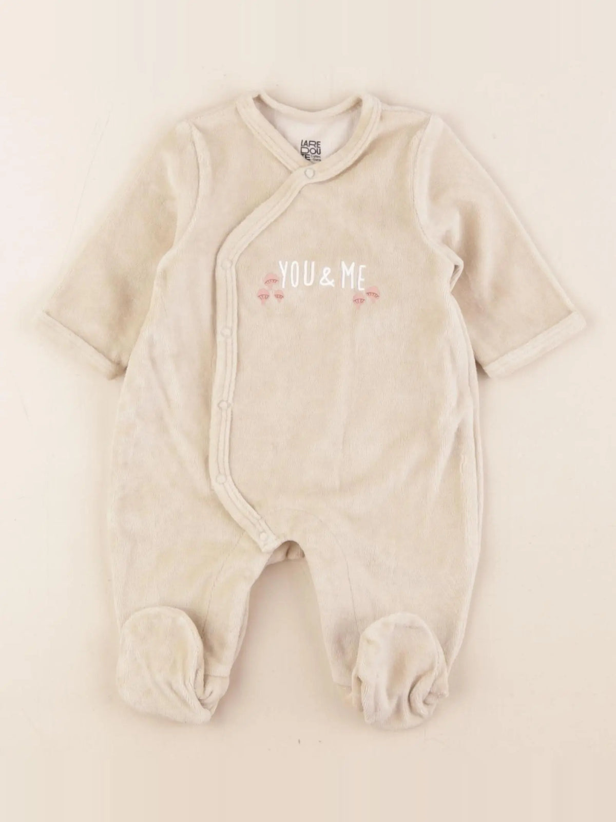 La Redoute - pyjama velours marron - 1 mois