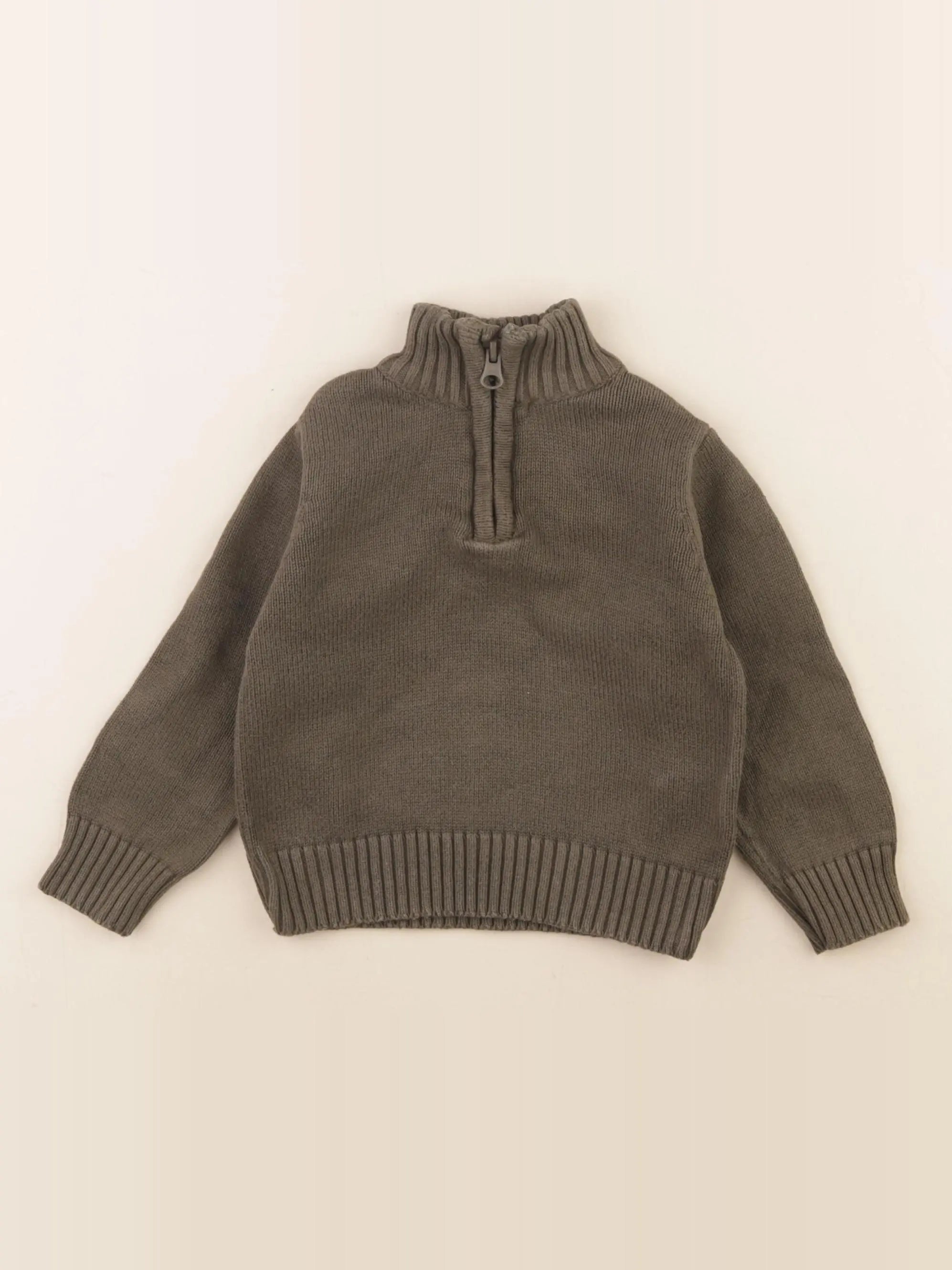 Vertbaudet - pull marron - 2 ans