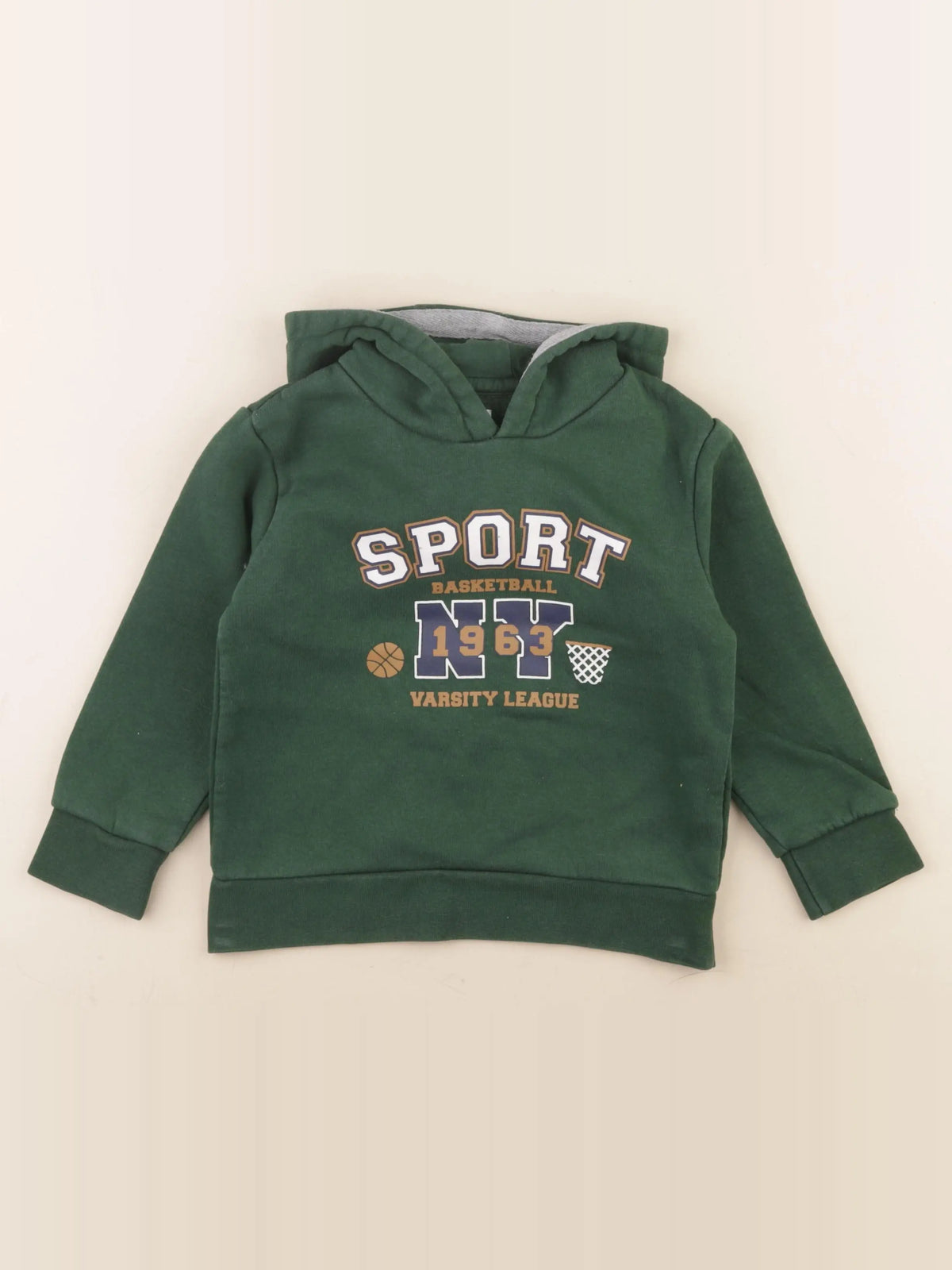 Vertbaudet - sweat vert - 5 ans