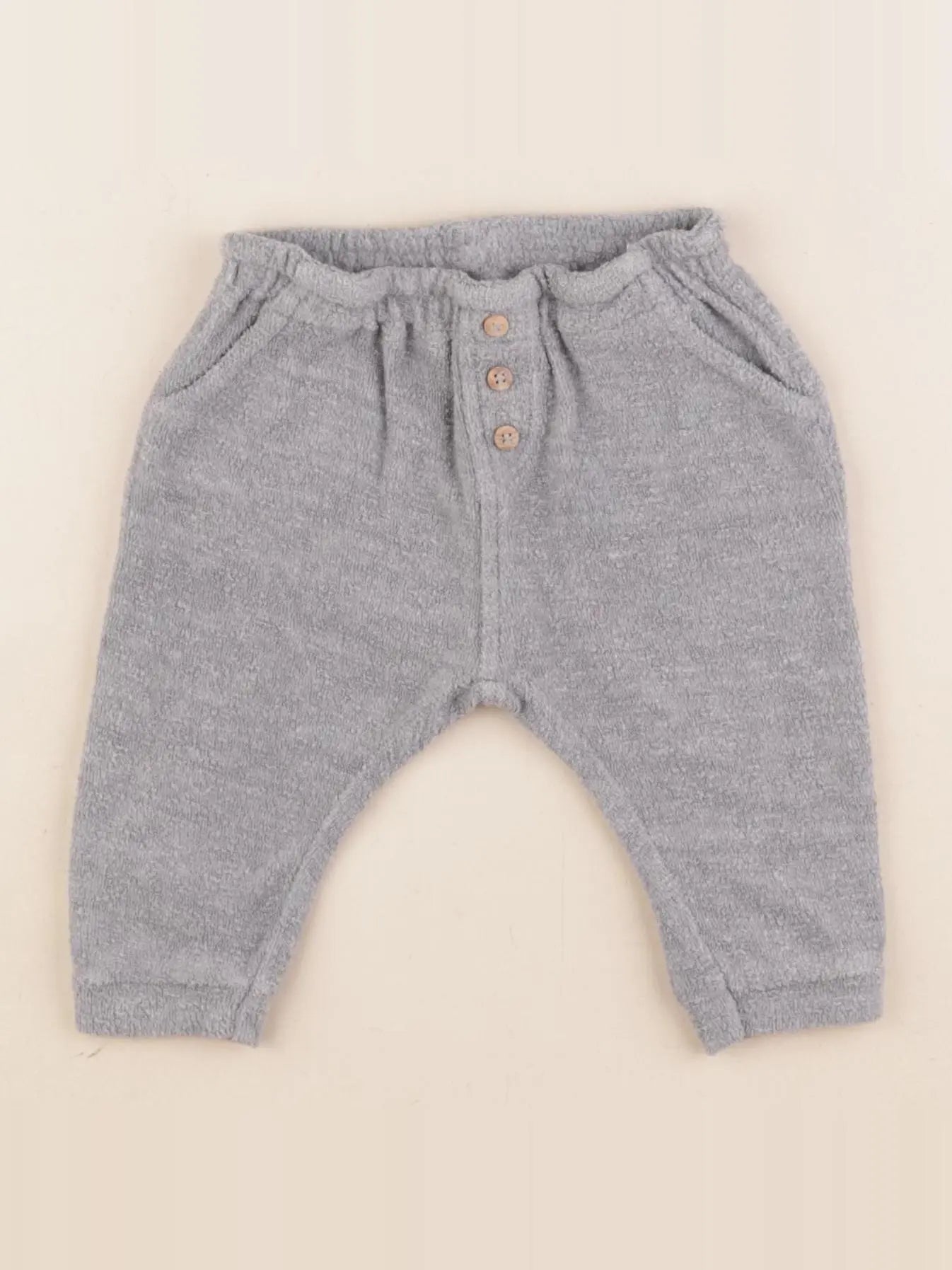 Zara - jegging gris - 1/3 mois