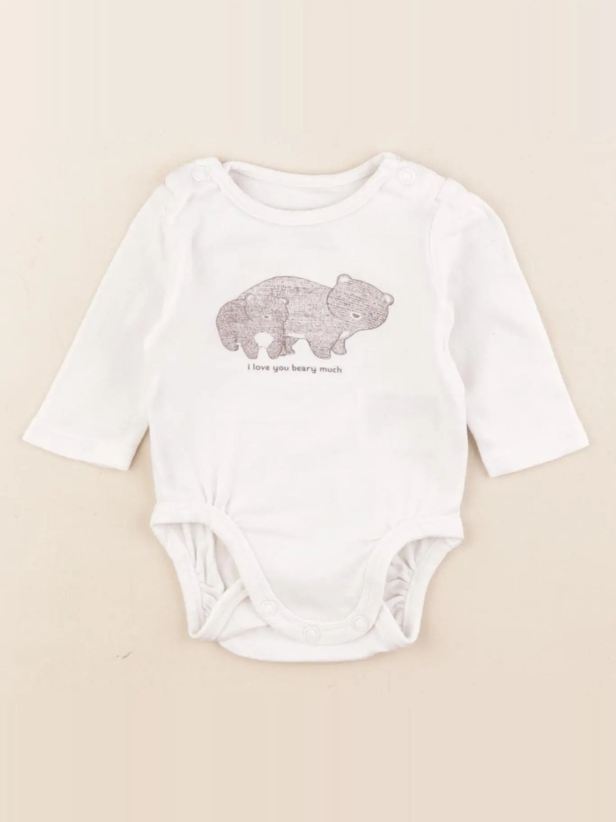 H&M - body blanc - 0/1 mois