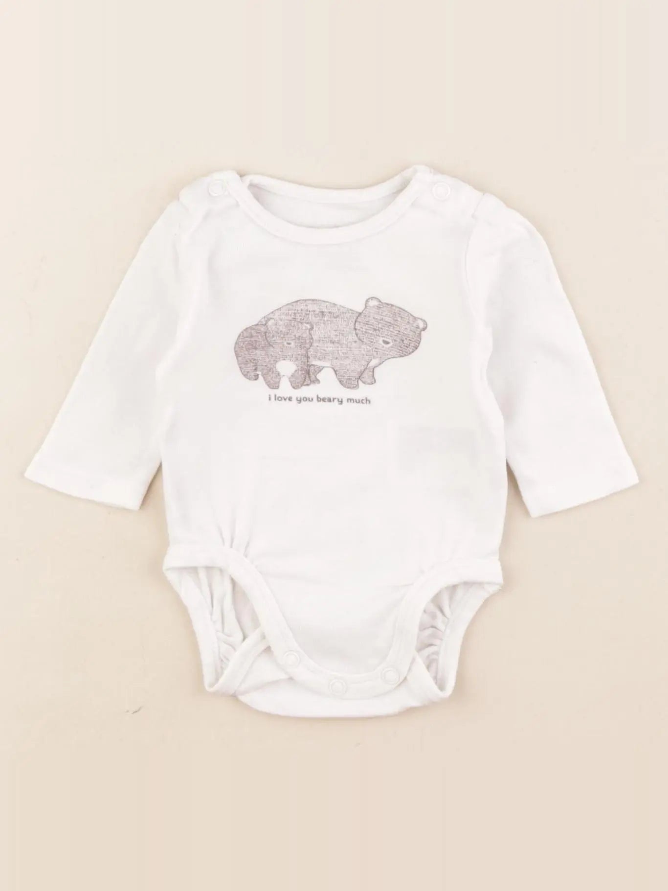 H&M - body blanc - 0/1 mois
