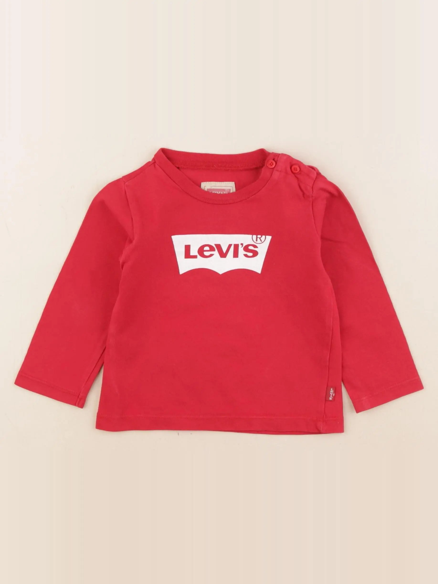 Levi's - tee-shirt rouge - 18 mois