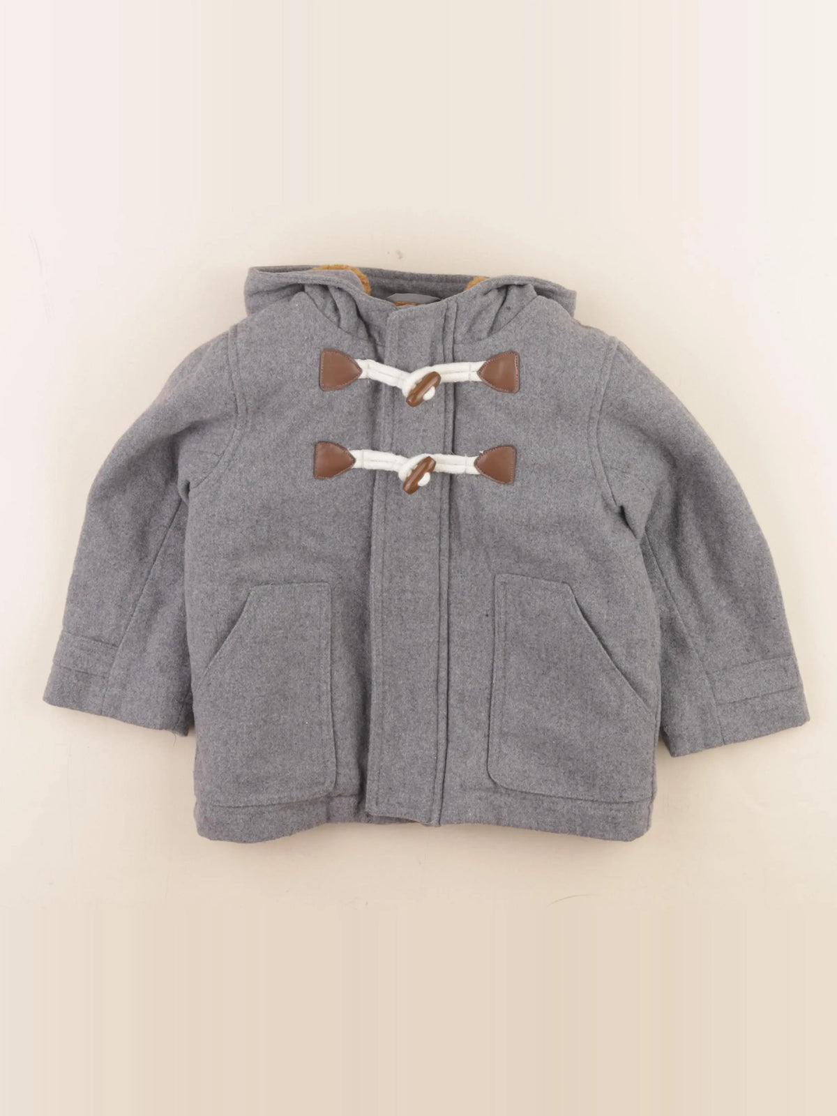 Vertbaudet - manteau gris - 3 ans