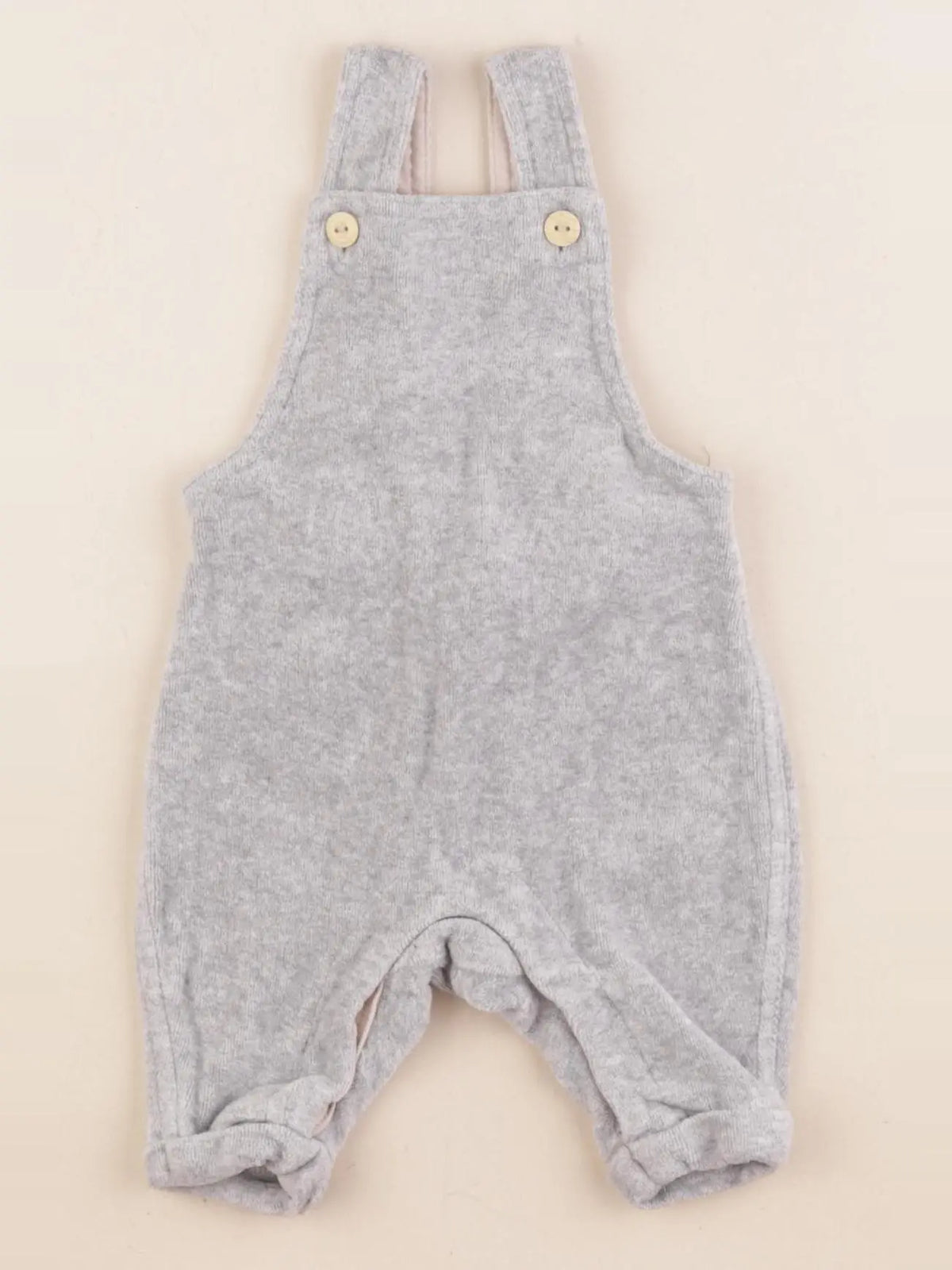 H&M - salopette gris - 0/1 mois