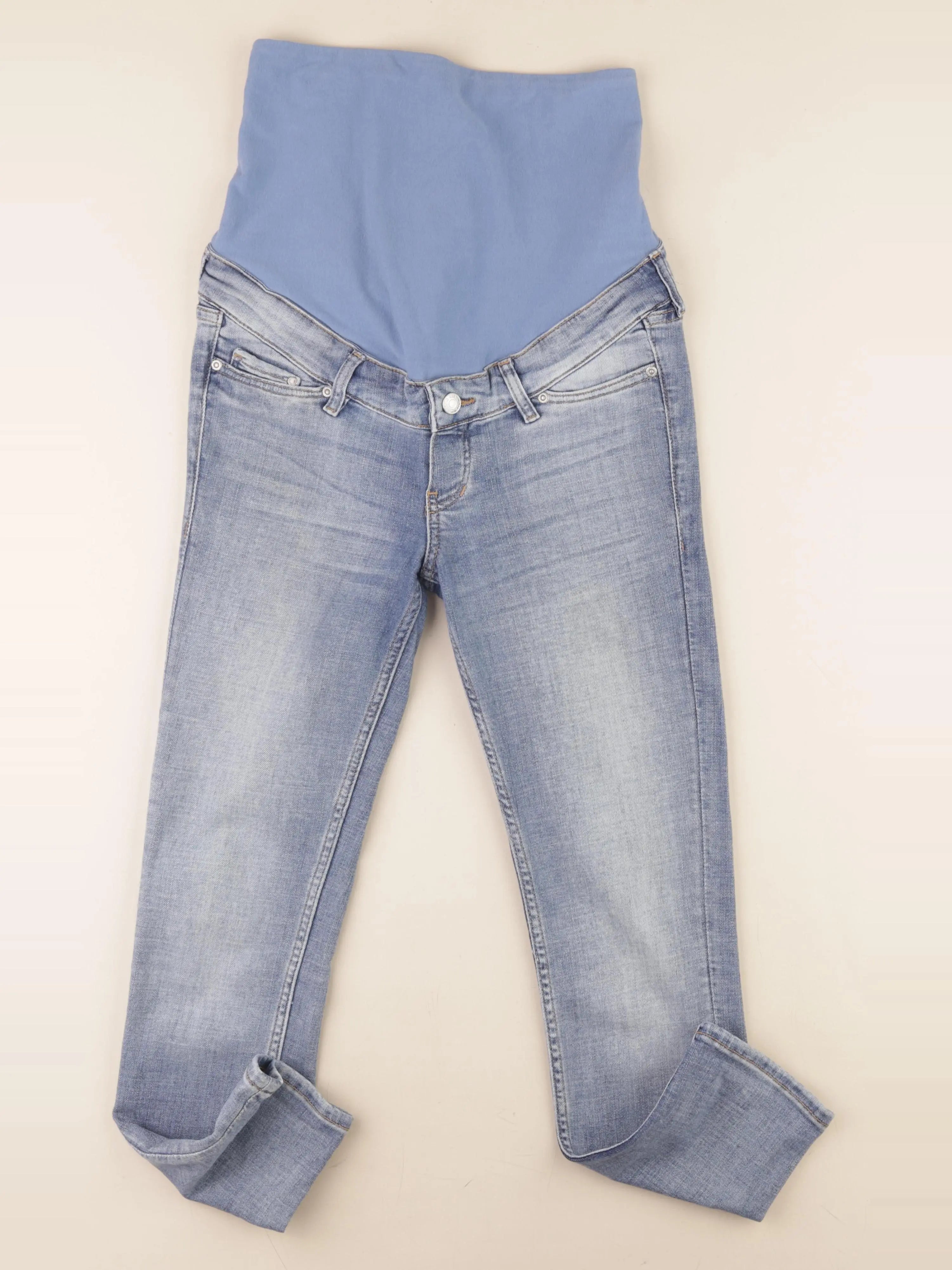 H&M - jean grossesse bleu - 36