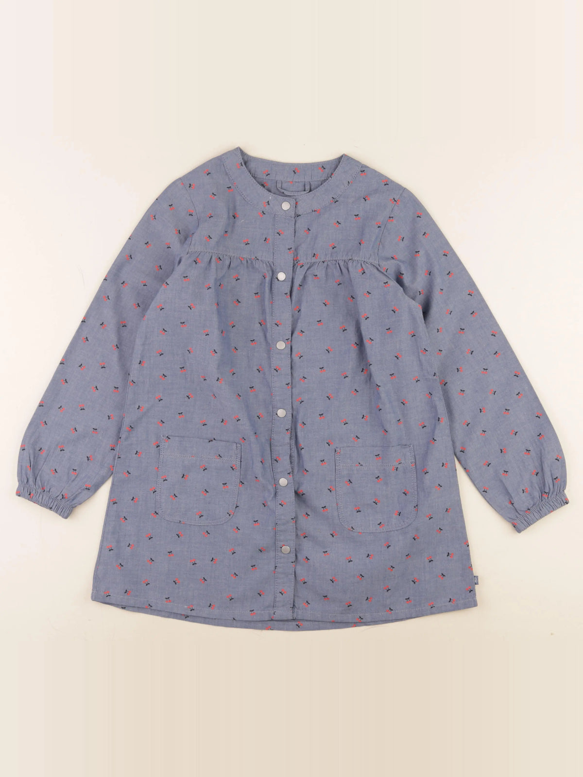 Okaidi - blouse d'école  bleu - 8/9 ans
