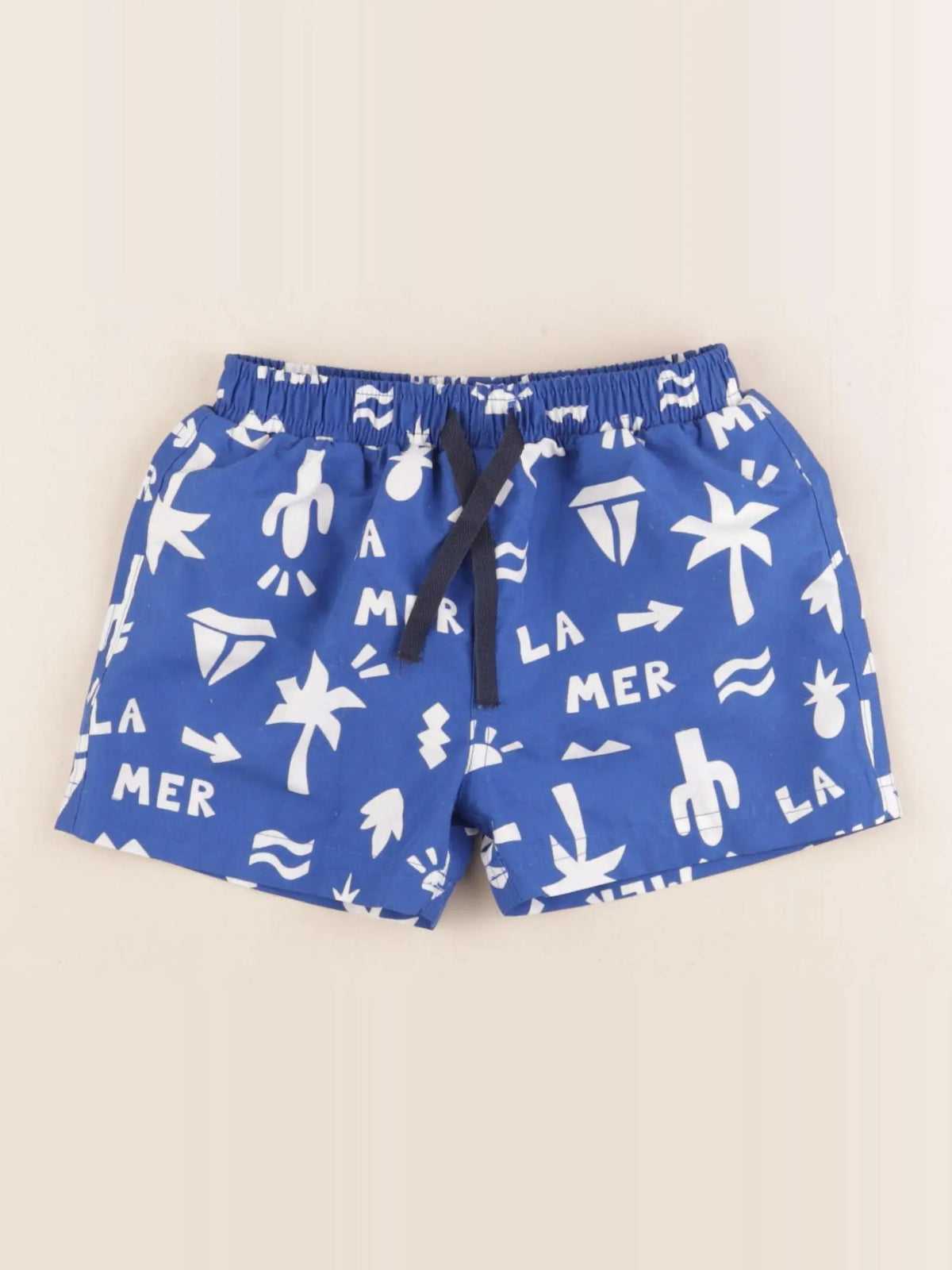 Petit Bateau - maillot de bain bleu - 36 mois