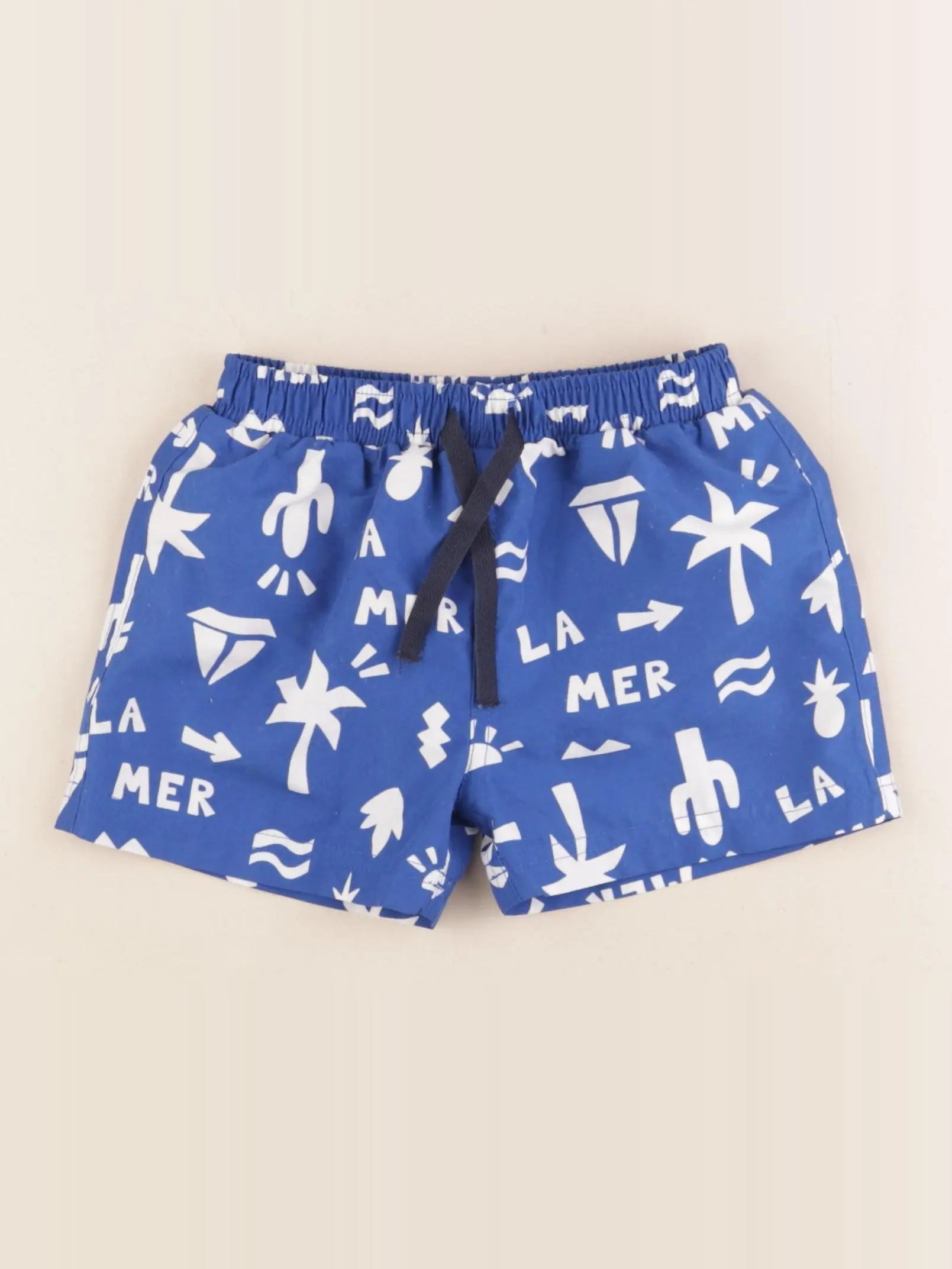 Petit Bateau - maillot de bain bleu - 36 mois
