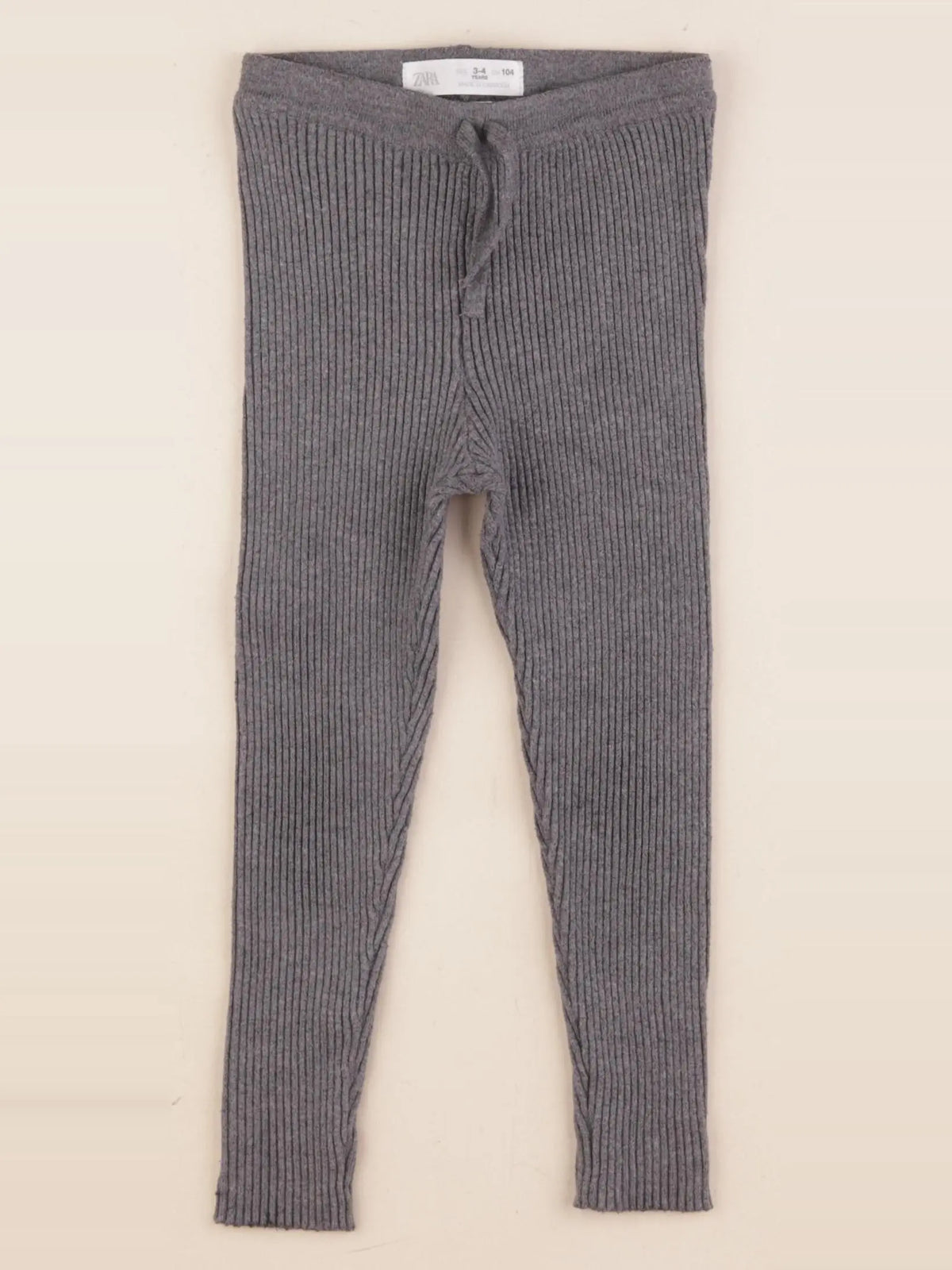 Zara - legging gris - 3/4 ans