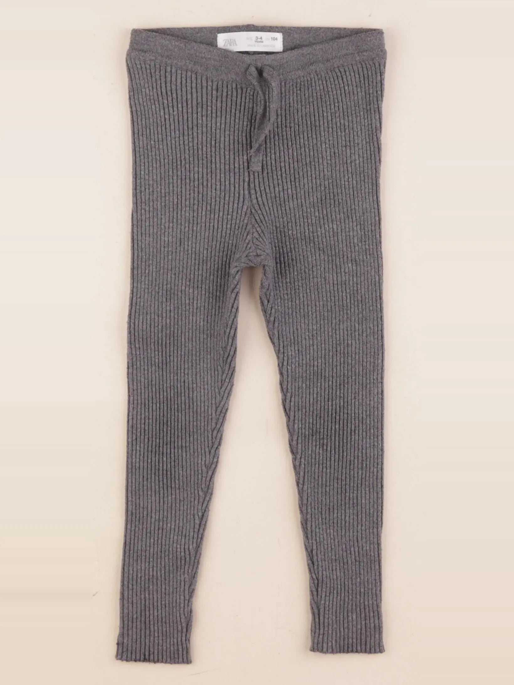 Zara - legging gris - 3/4 ans