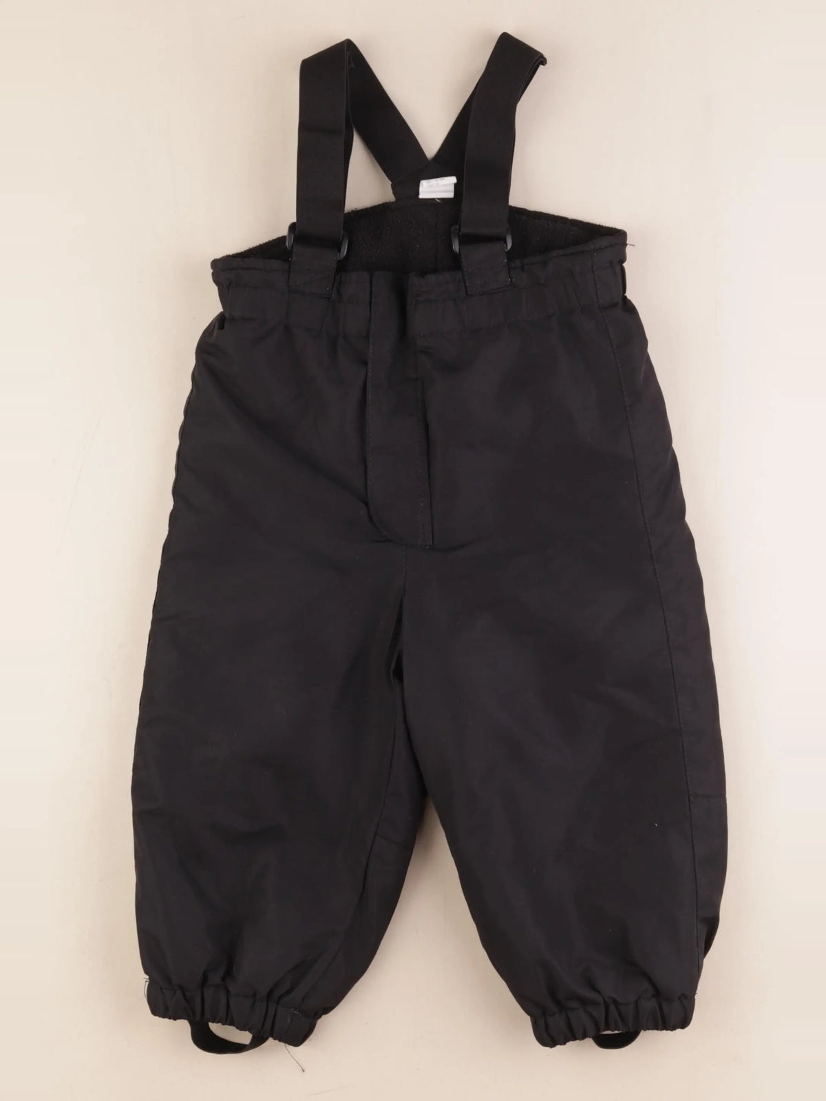 H&M - pantalon de ski noir - 12/18 mois