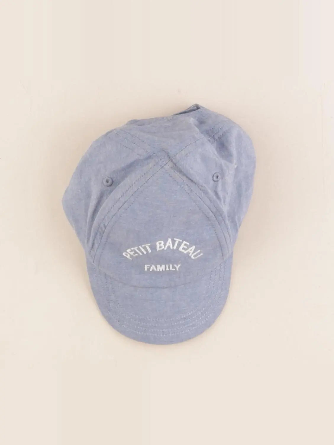 Petit Bateau - casquette bleu - 3/6 mois