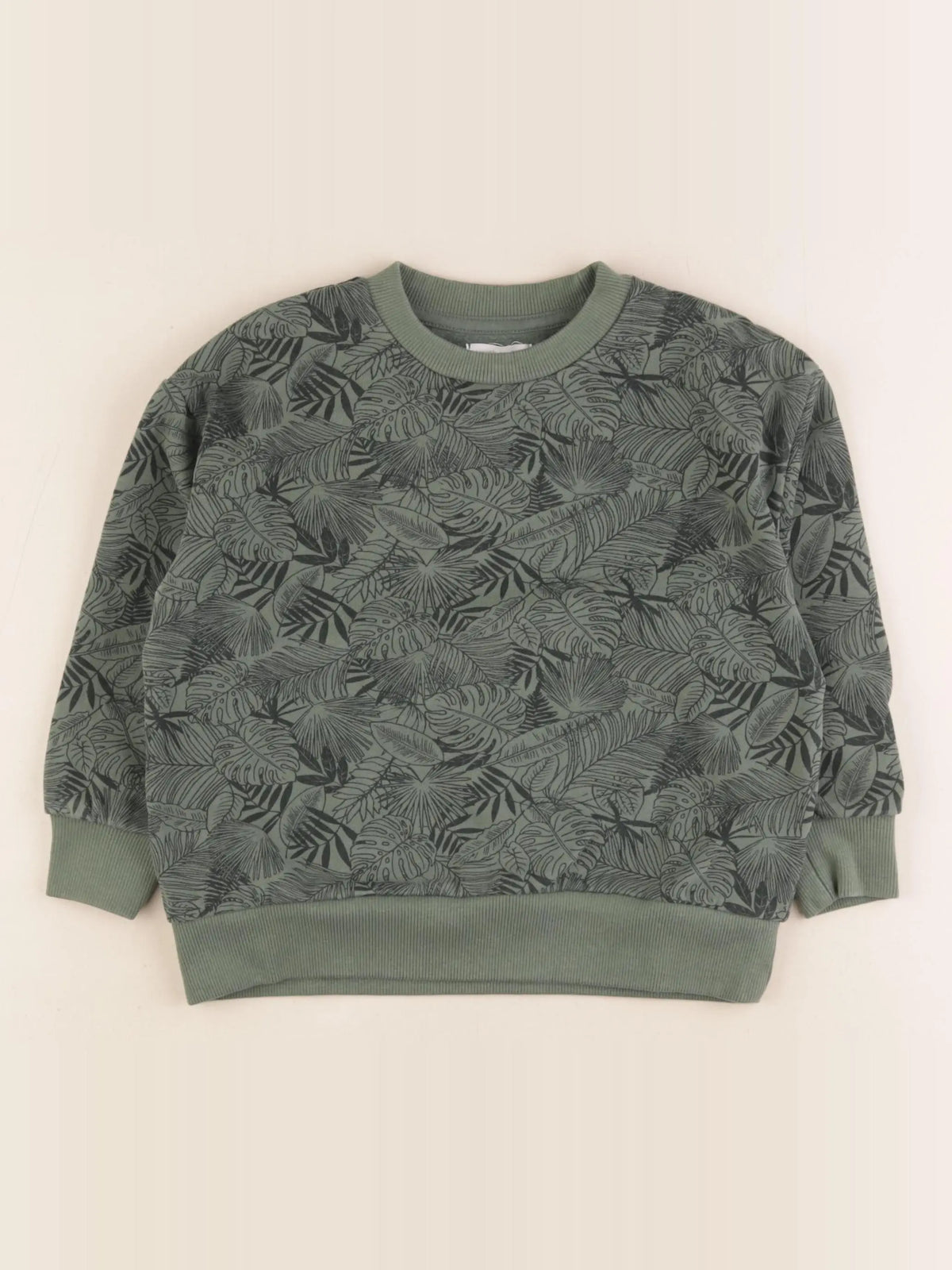 Vertbaudet - sweat vert - 5 ans