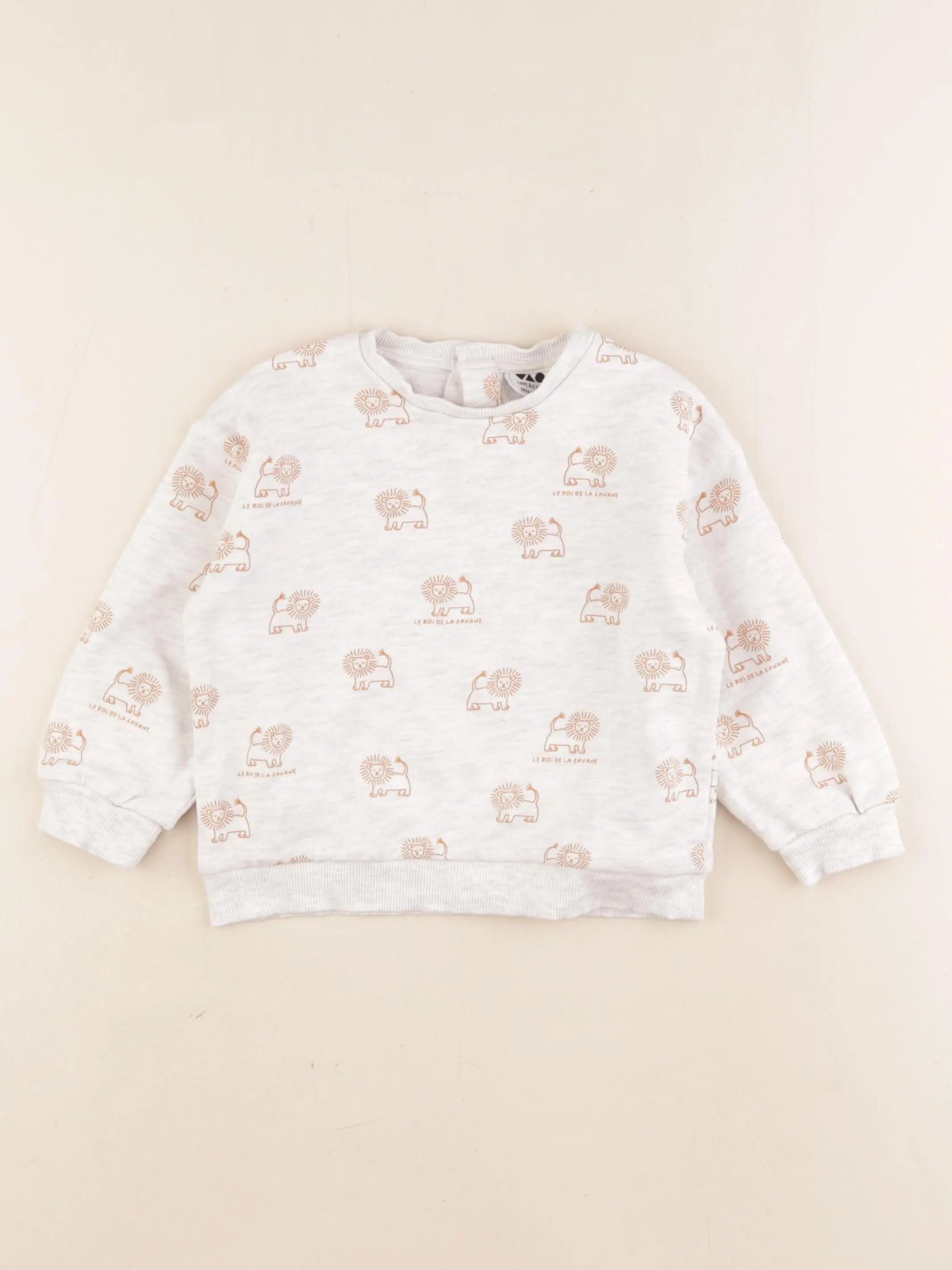 Tape à l'oeil - sweat gris - 24 mois