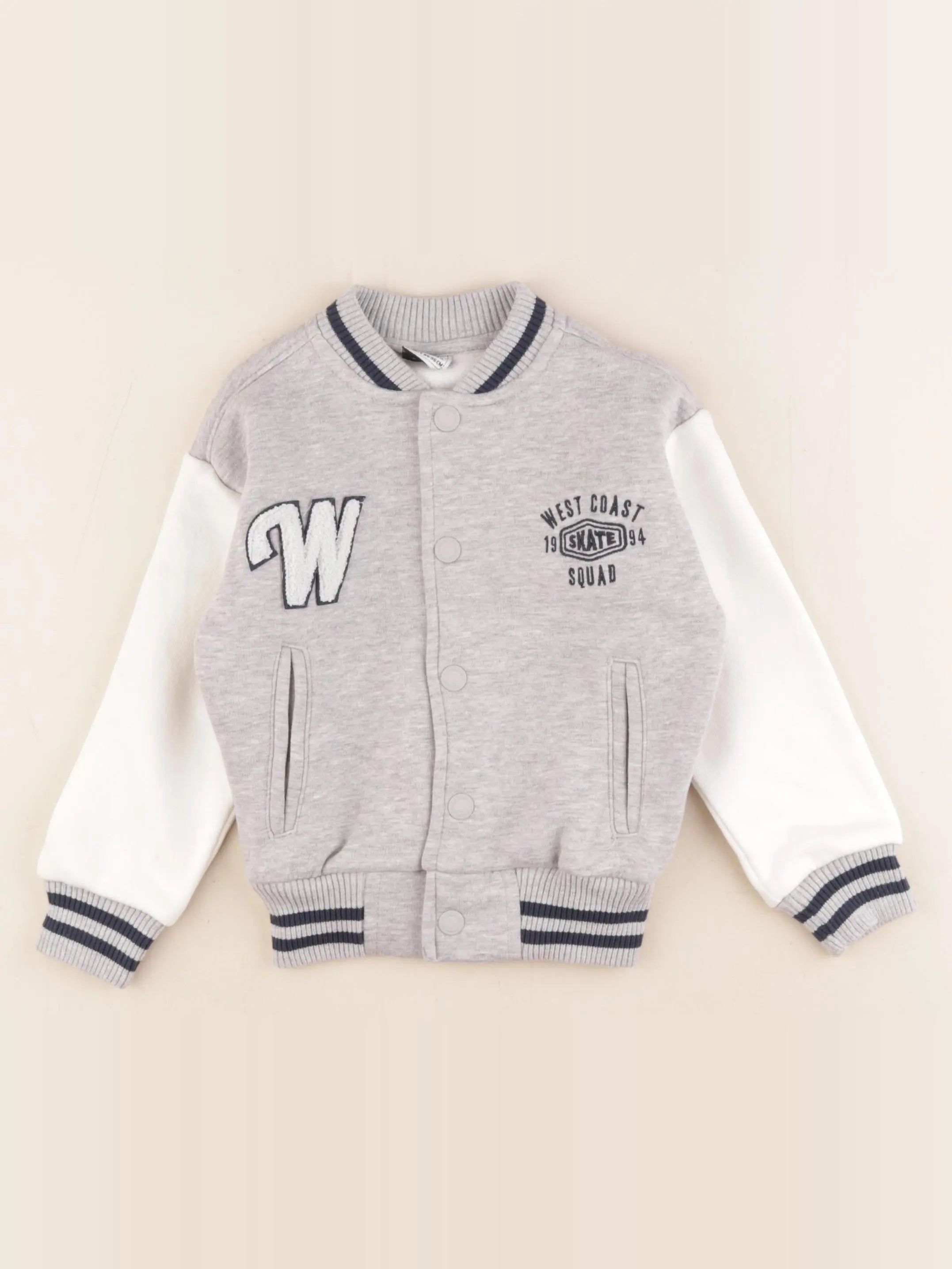 Tape à l'oeil - sweat gris - 2/3 ans