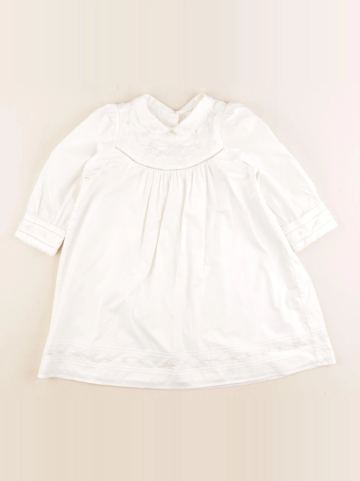 Zara - robe blanc - 4 ans
