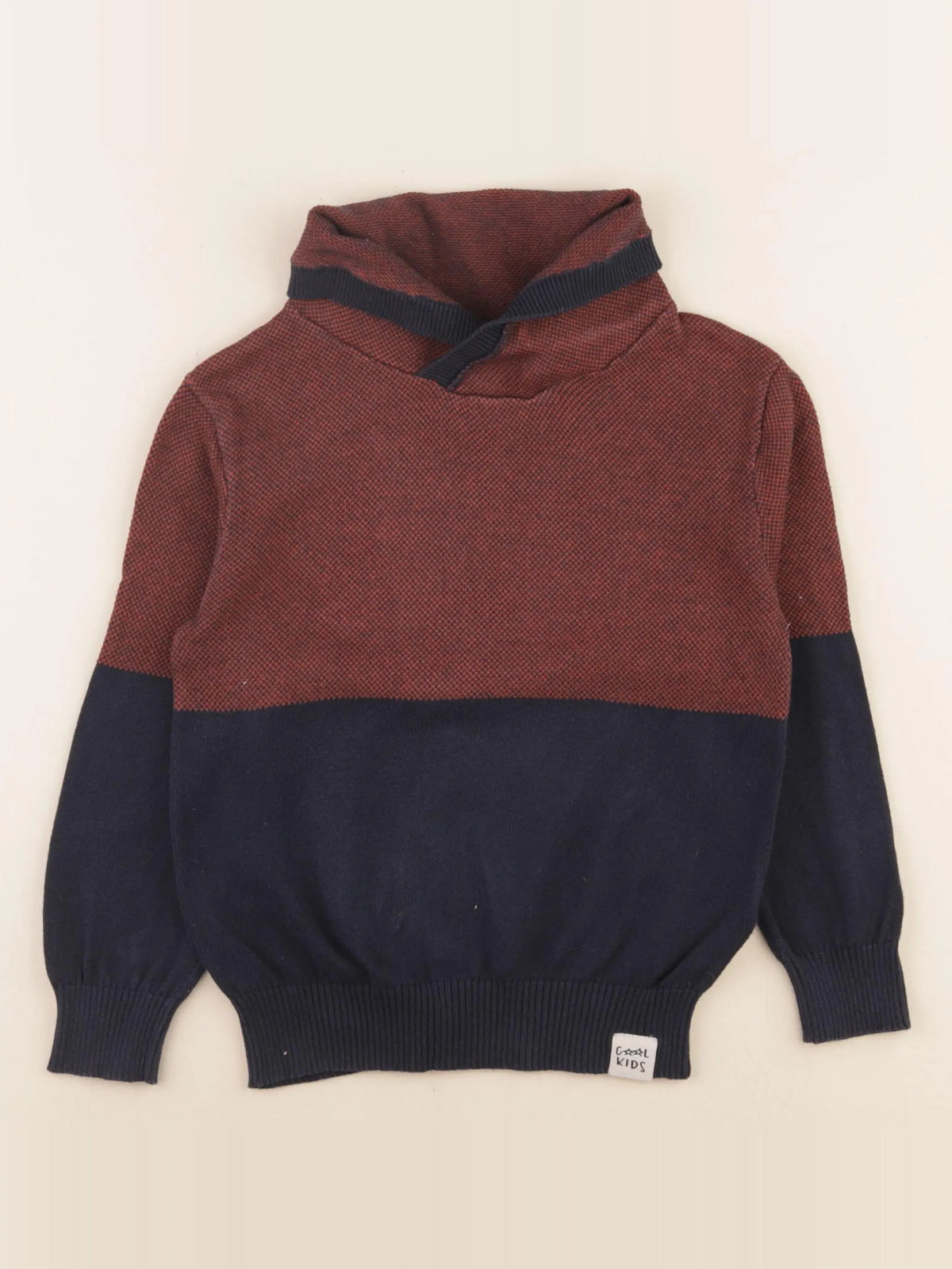 Vertbaudet - pull marron - 6 ans