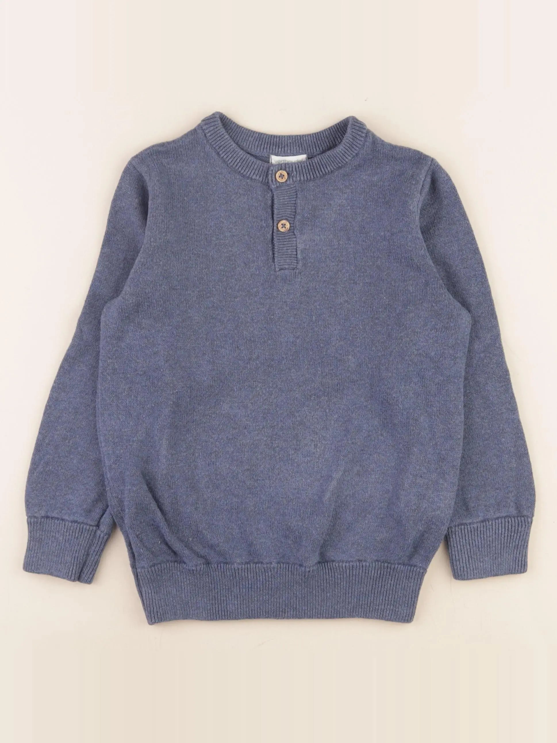 Vertbaudet - pull bleu - 6 ans