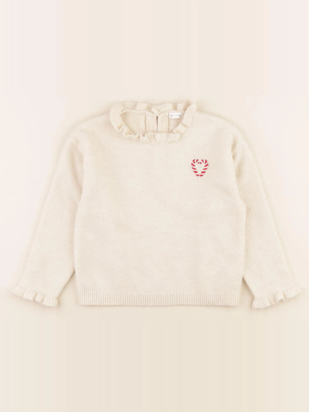 Vertbaudet - pull beige - 36 mois