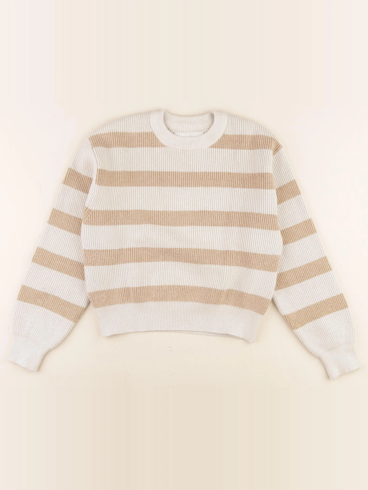 Zara - pull beige - 11/12 ans