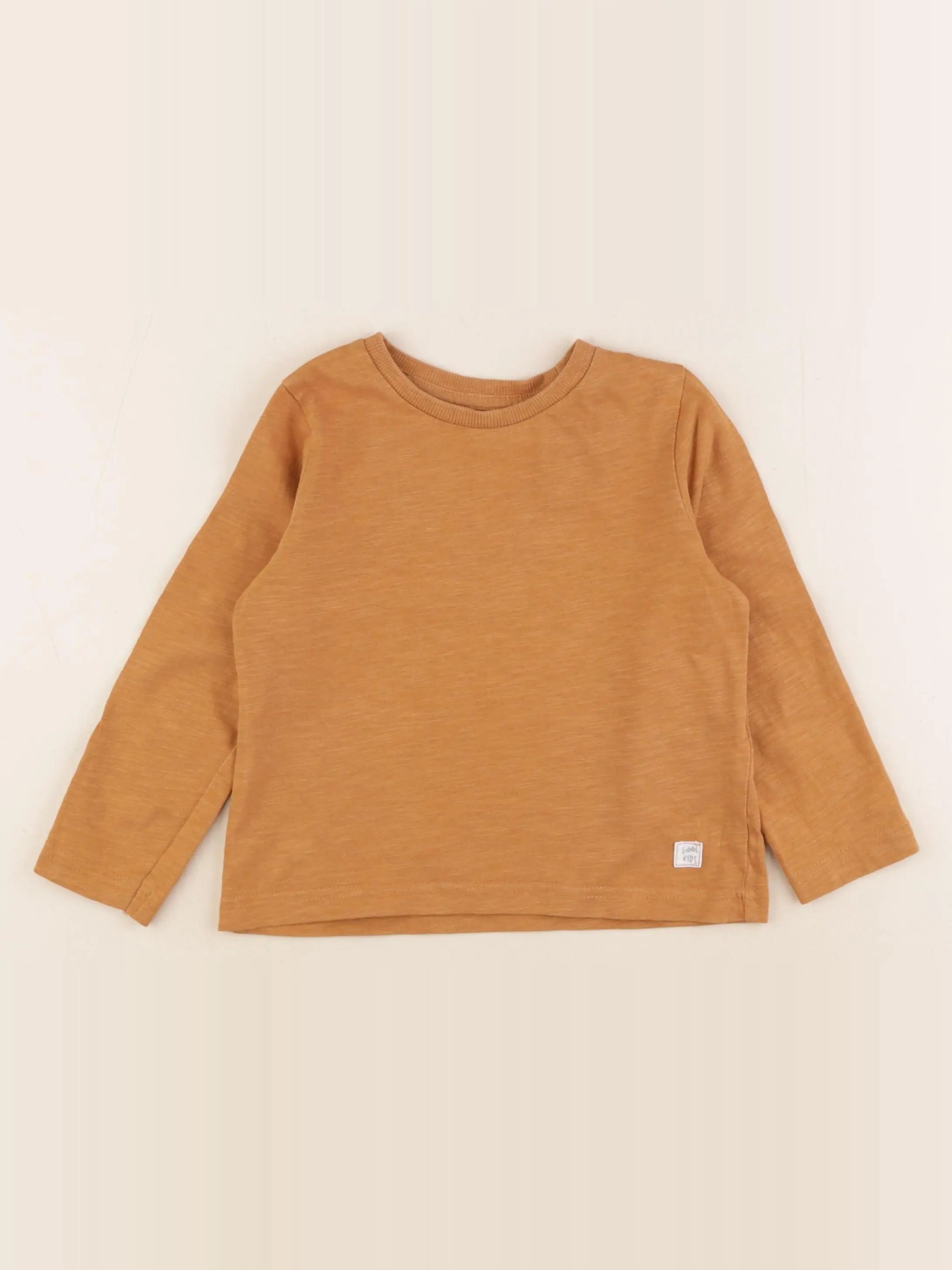 Vertbaudet - tee-shirt marron - 3 ans